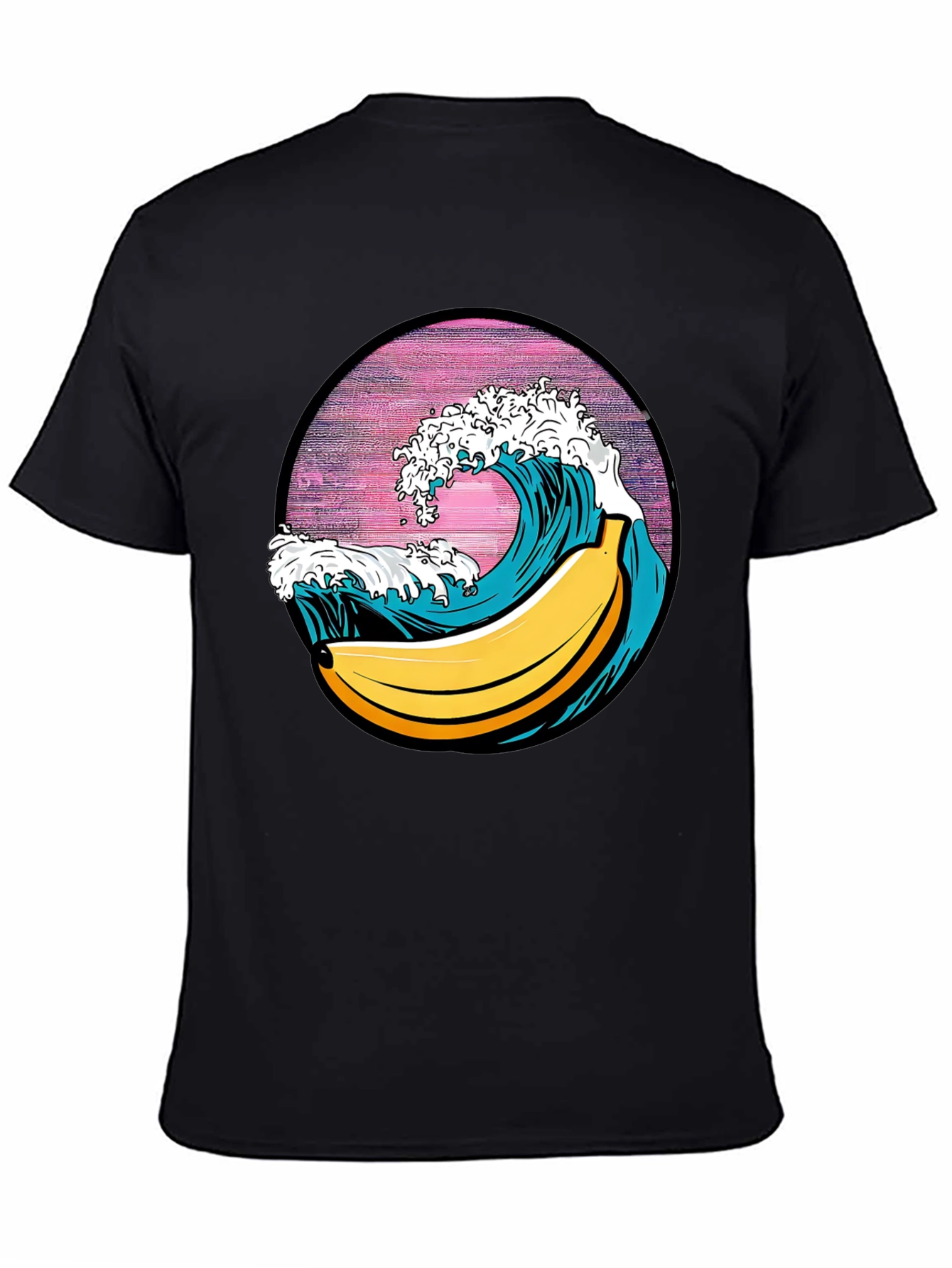 Black Banana Wave Graphic Tee - Surf's Up! view 4