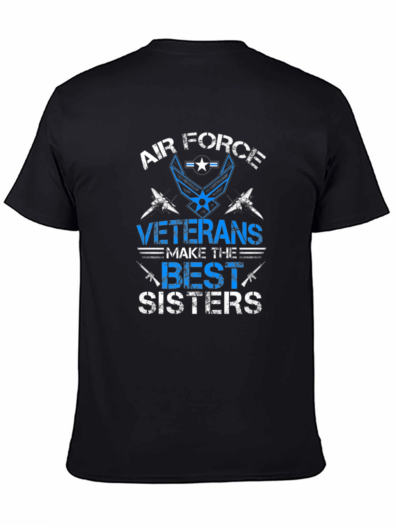 Air Force Veterans Best Sisters Graphic Tee - 4