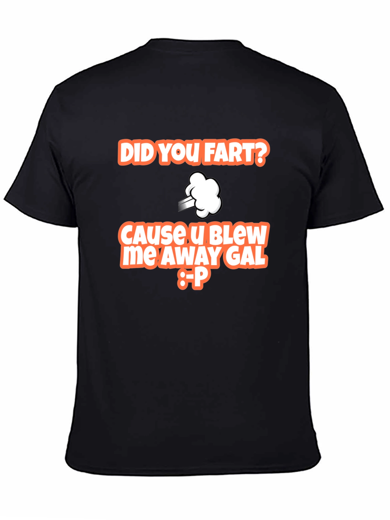 Black Did You Fart T-Shirt Funny Graphic Tee view 4