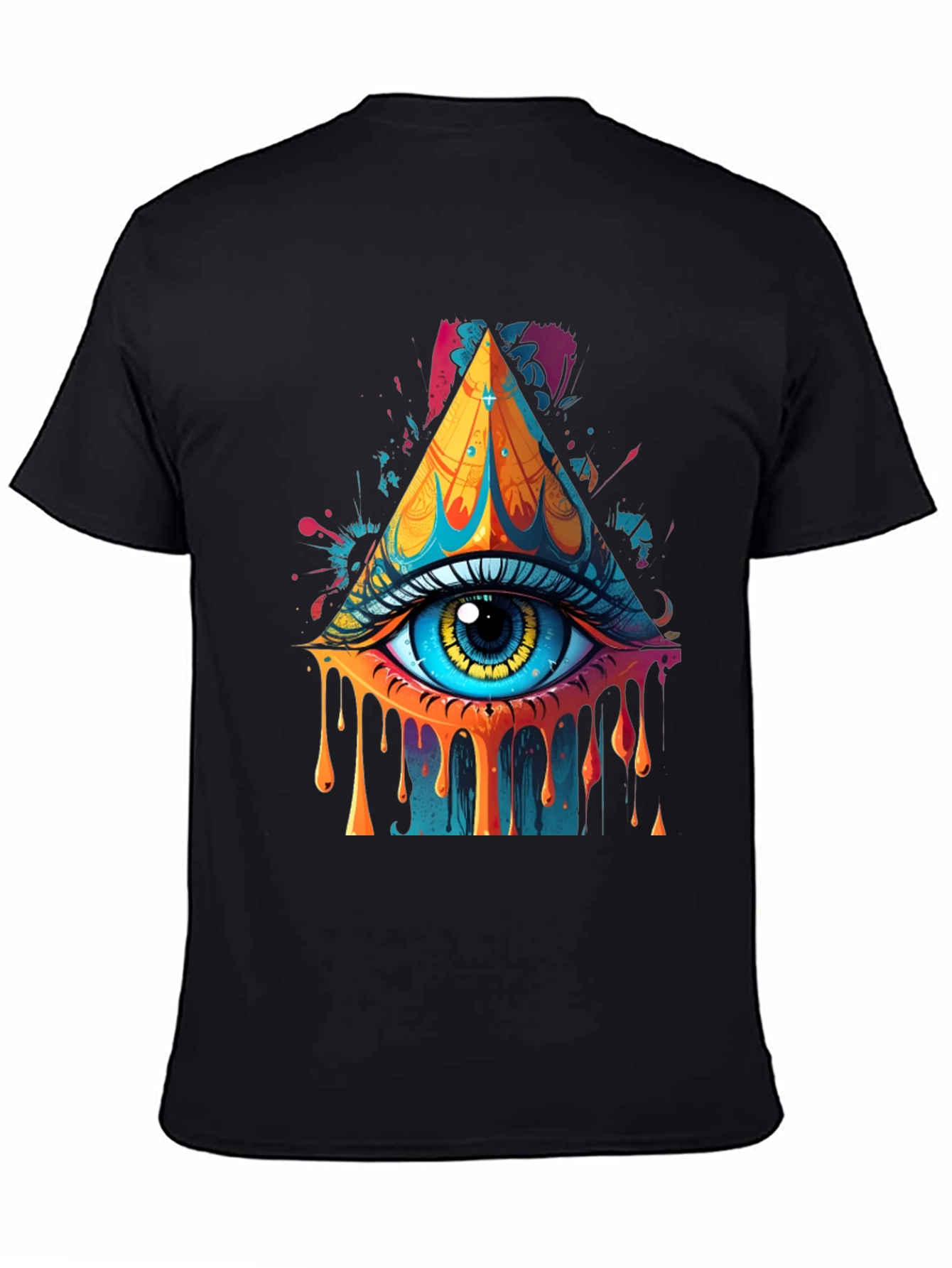 Black Eye Pyramid Graphic Print Tee view 4
