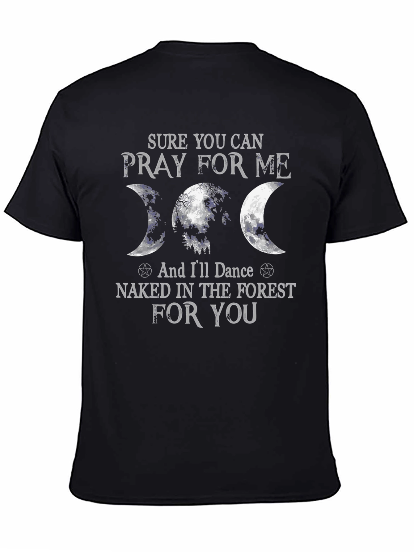 Black Pray For Me T-Shirt view 4