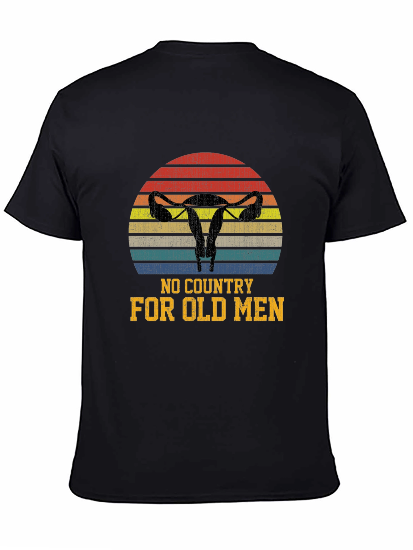 Black No Country for Old Men Graphic Tee view 4