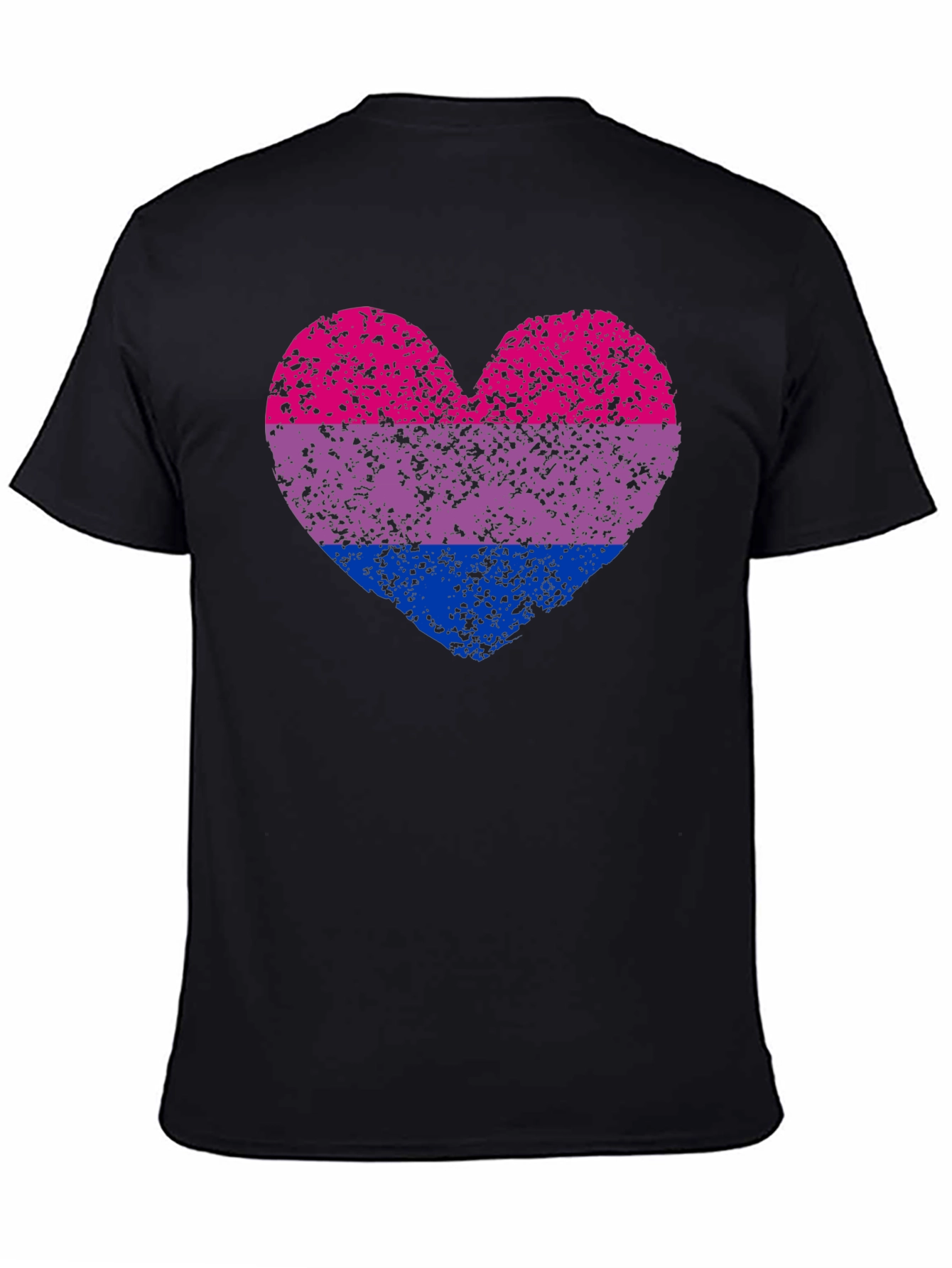 Bi Pride Heart Graphic T-Shirt - 4