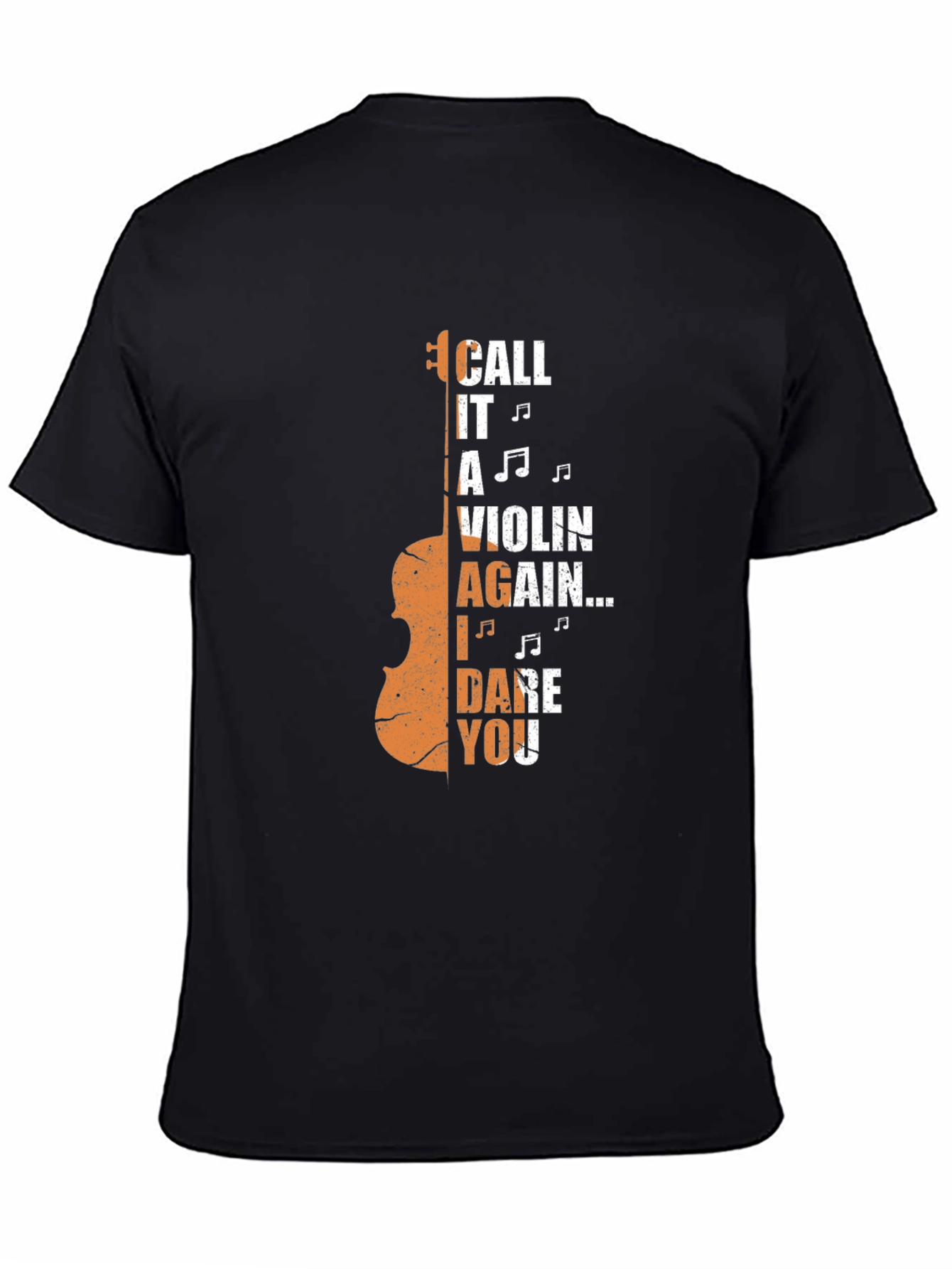 Black Call it a Violin Again T-Shirt view 4
