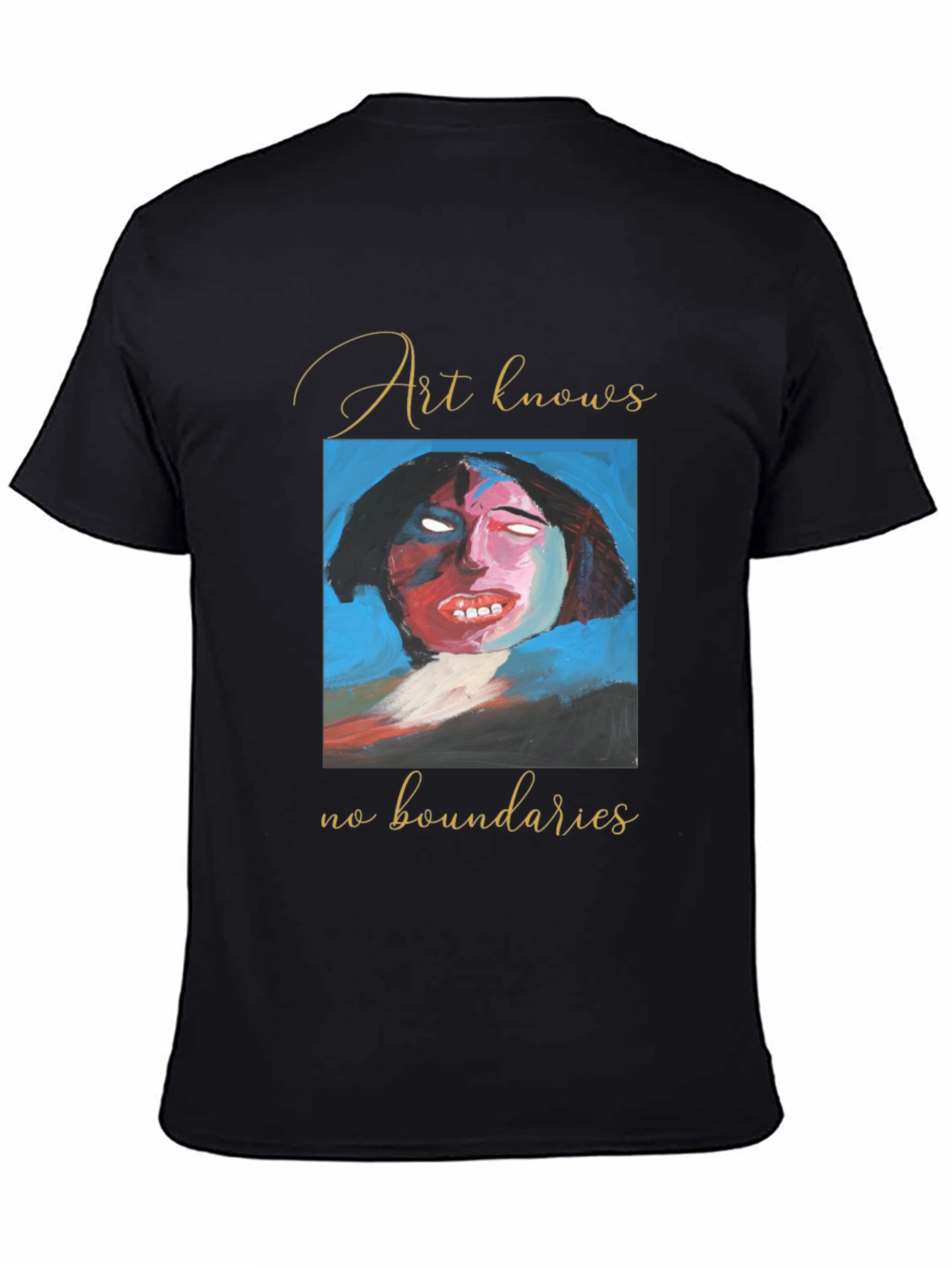Black Art Knows No Boundaries Graphic Tee view 4