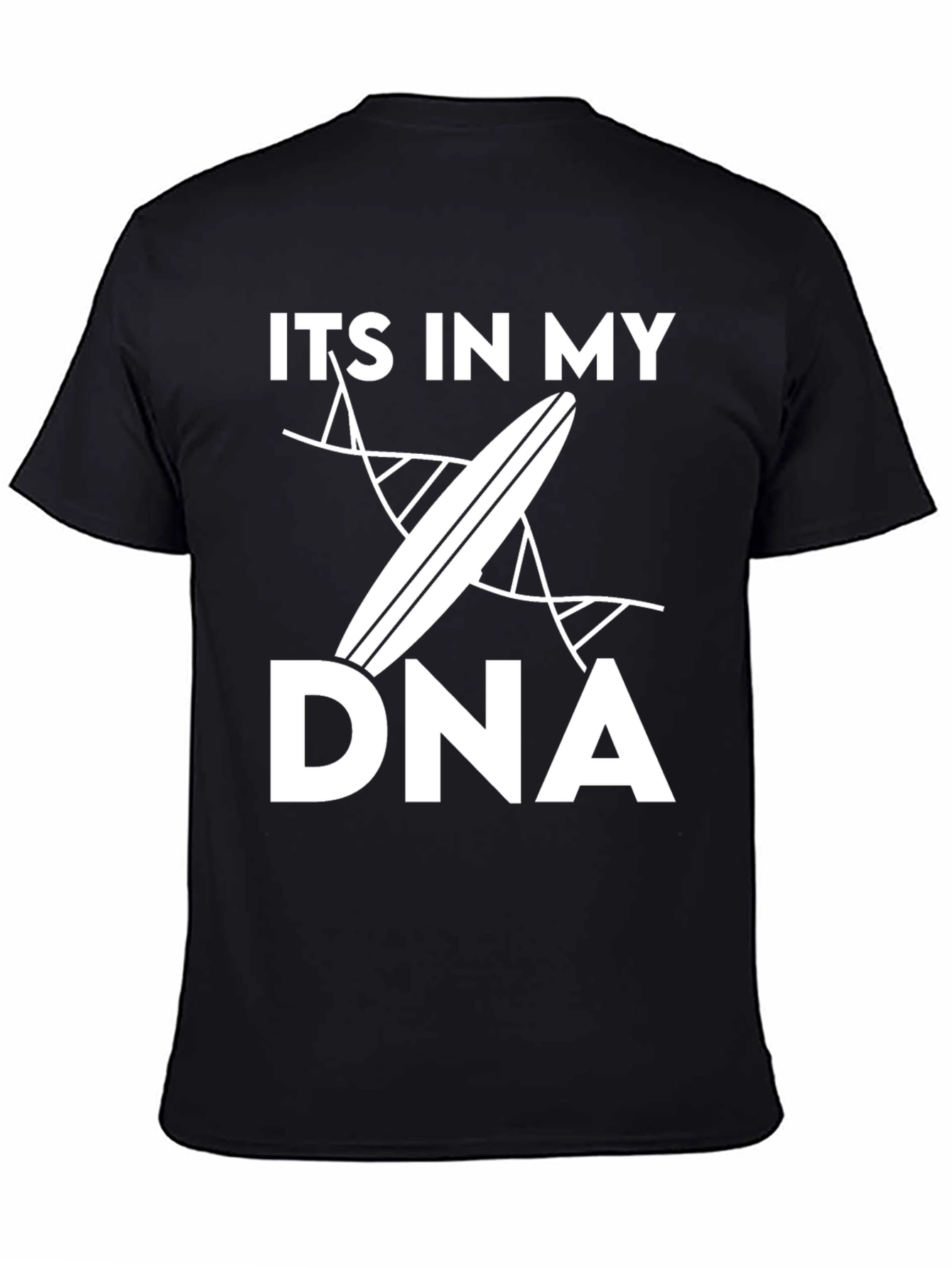 Black Its In My DNA Surfboard T-Shirt - Black view 4