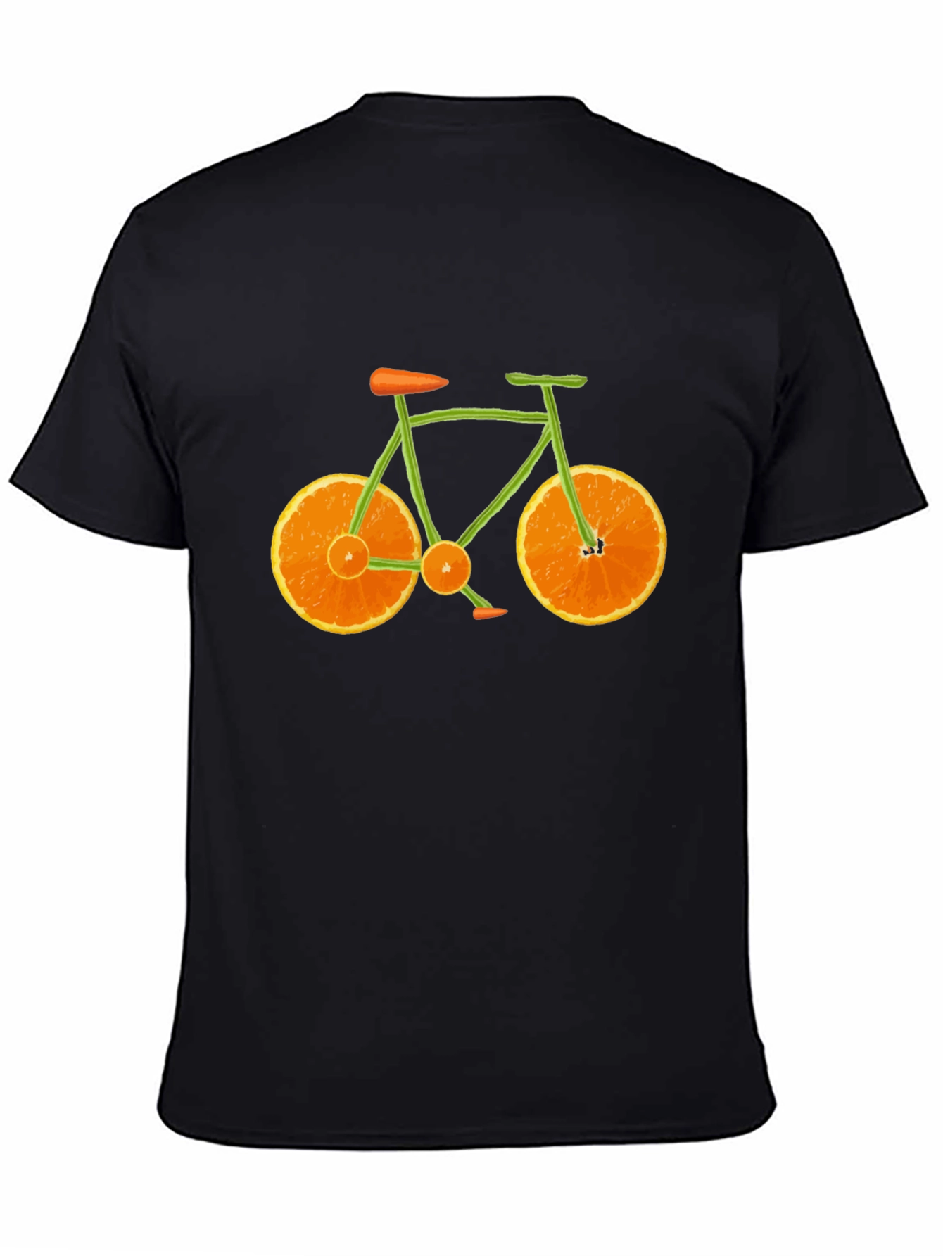 Black Novelty Bicycle Graphic T-Shirt view 4