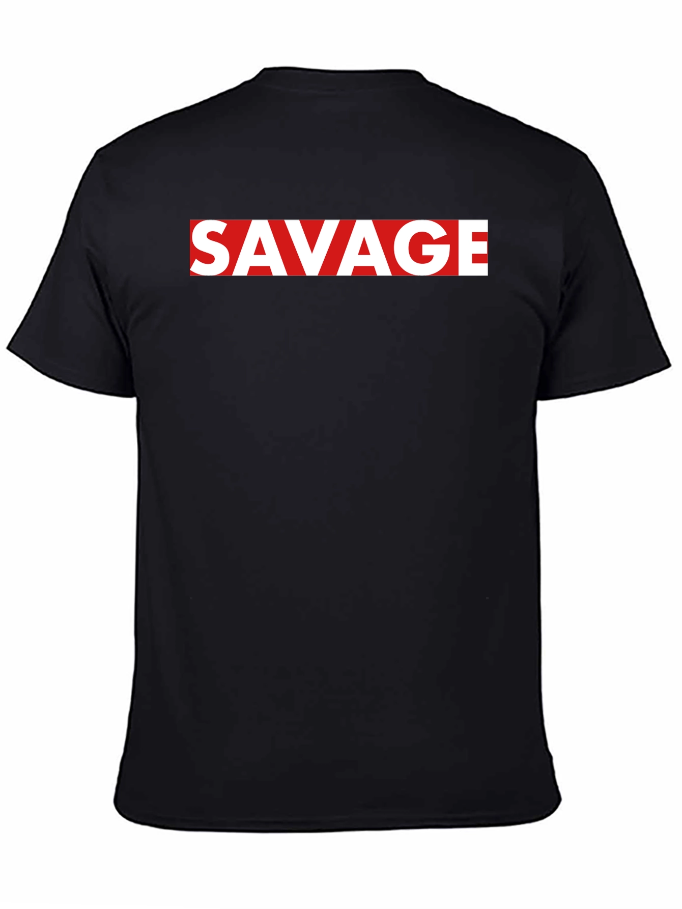 Black Savage Graphic Tee - Modern Streetwear view 4
