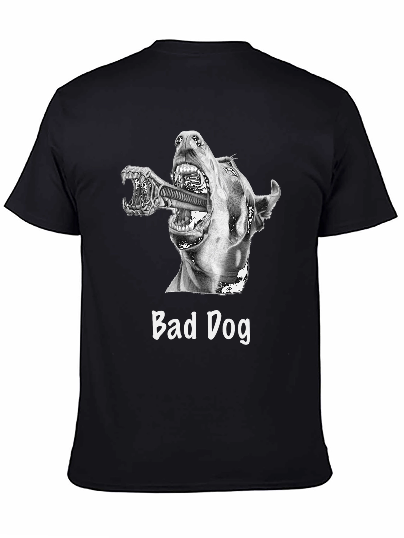 Bad Dog Graphic Tee - Men's Black T-Shirt - 4