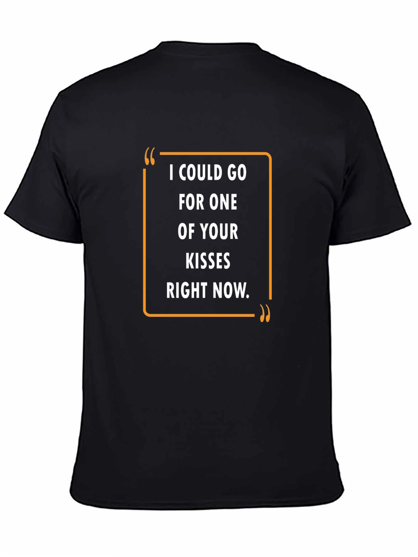 Black Kisses Right Now Black Graphic Tee Shirt view 4