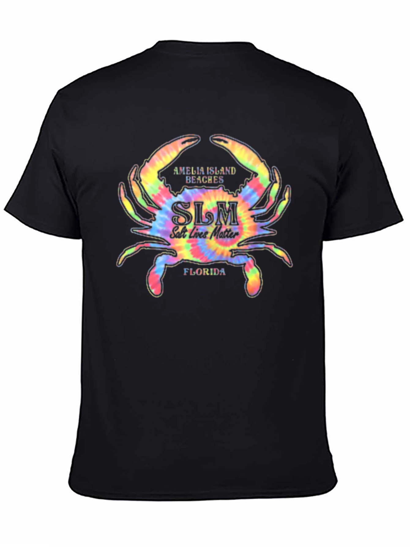 Salt Life Matter Tie Dye Crab Tee - Black - 4