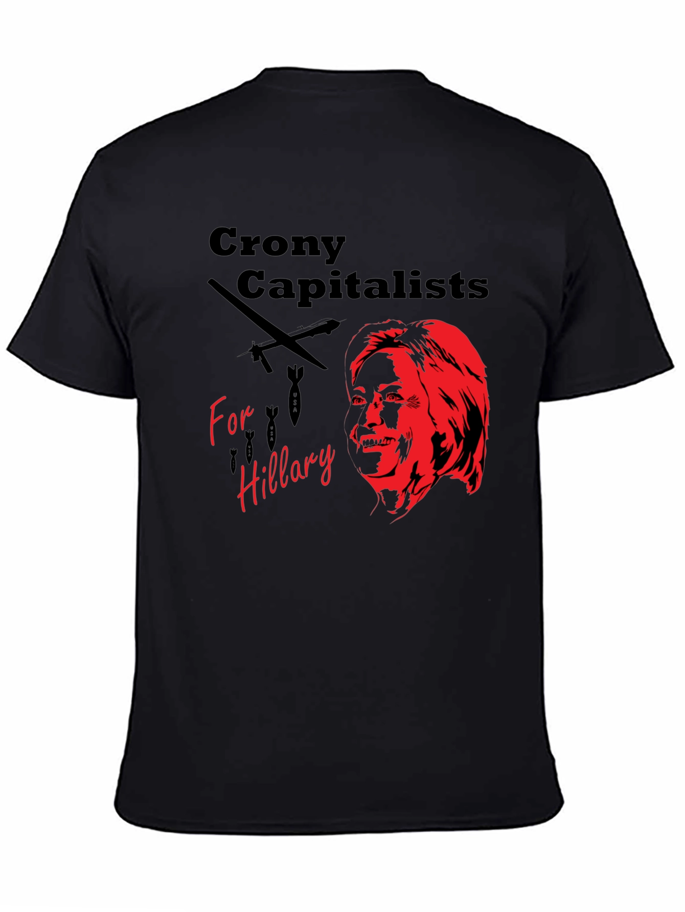 Black Crony Capitalists for Hillary T-Shirt view 4