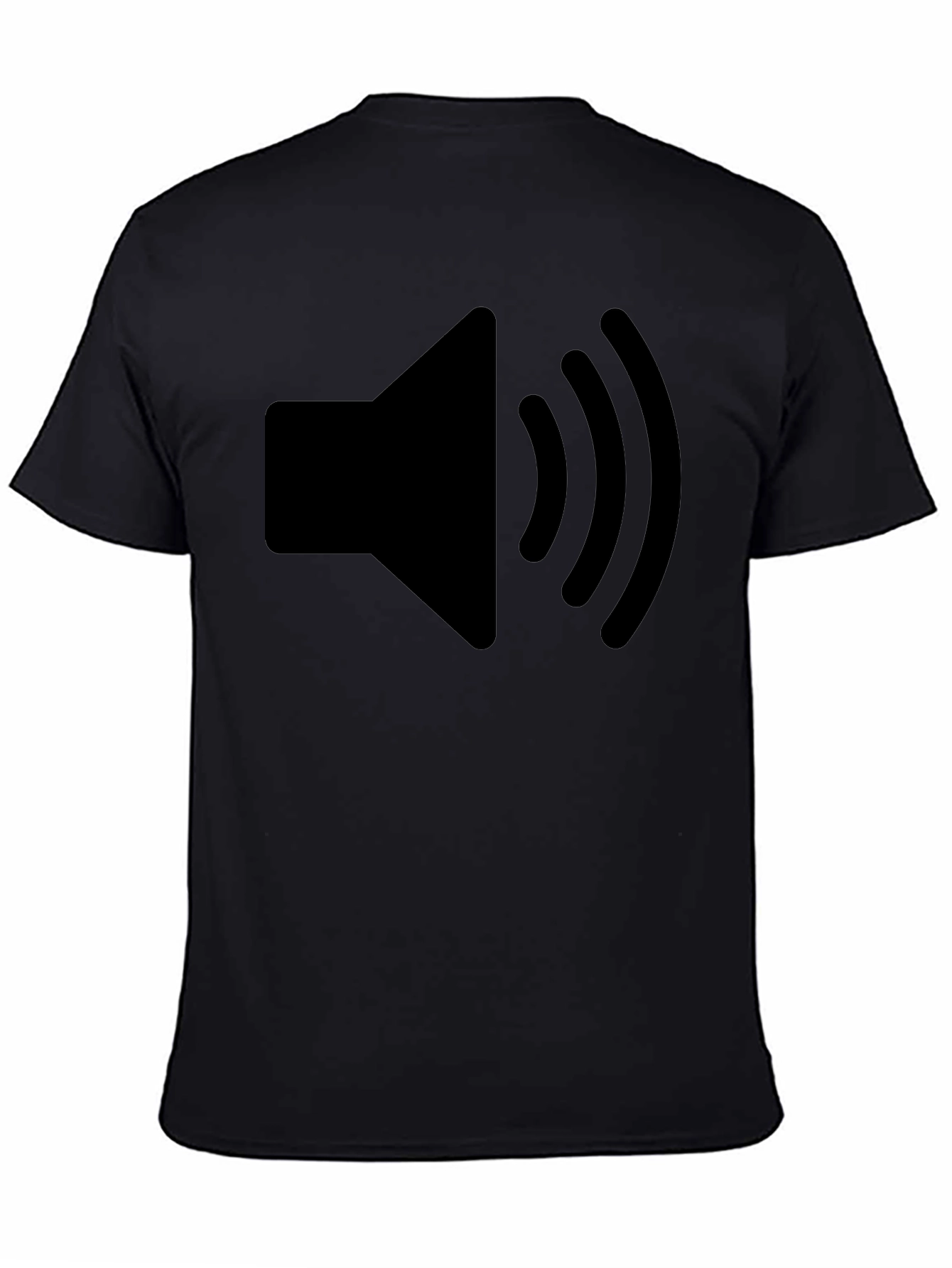Black Sound Icon Black T-Shirt view 4