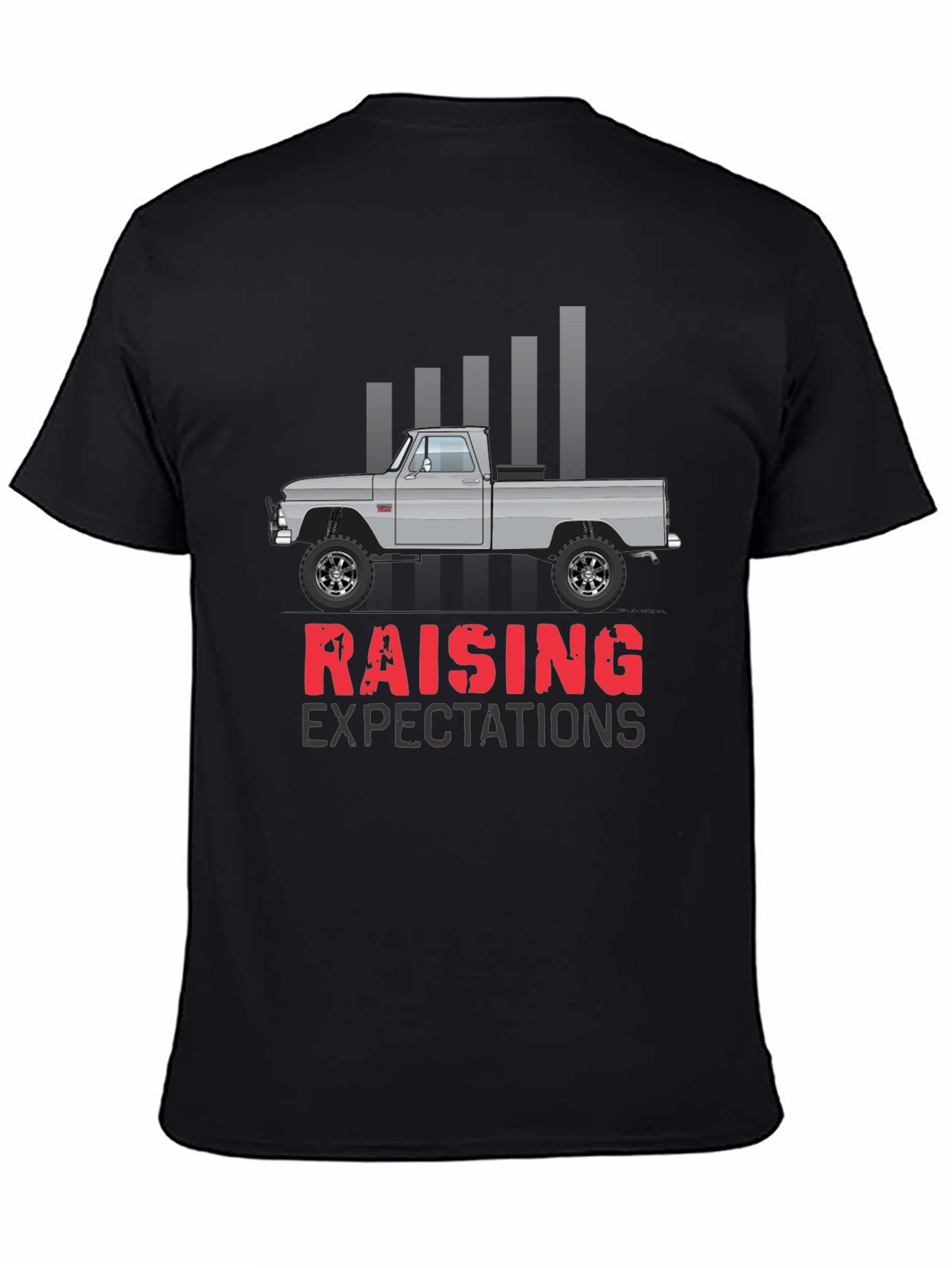 Black Raising Expectations Truck T-Shirt view 4