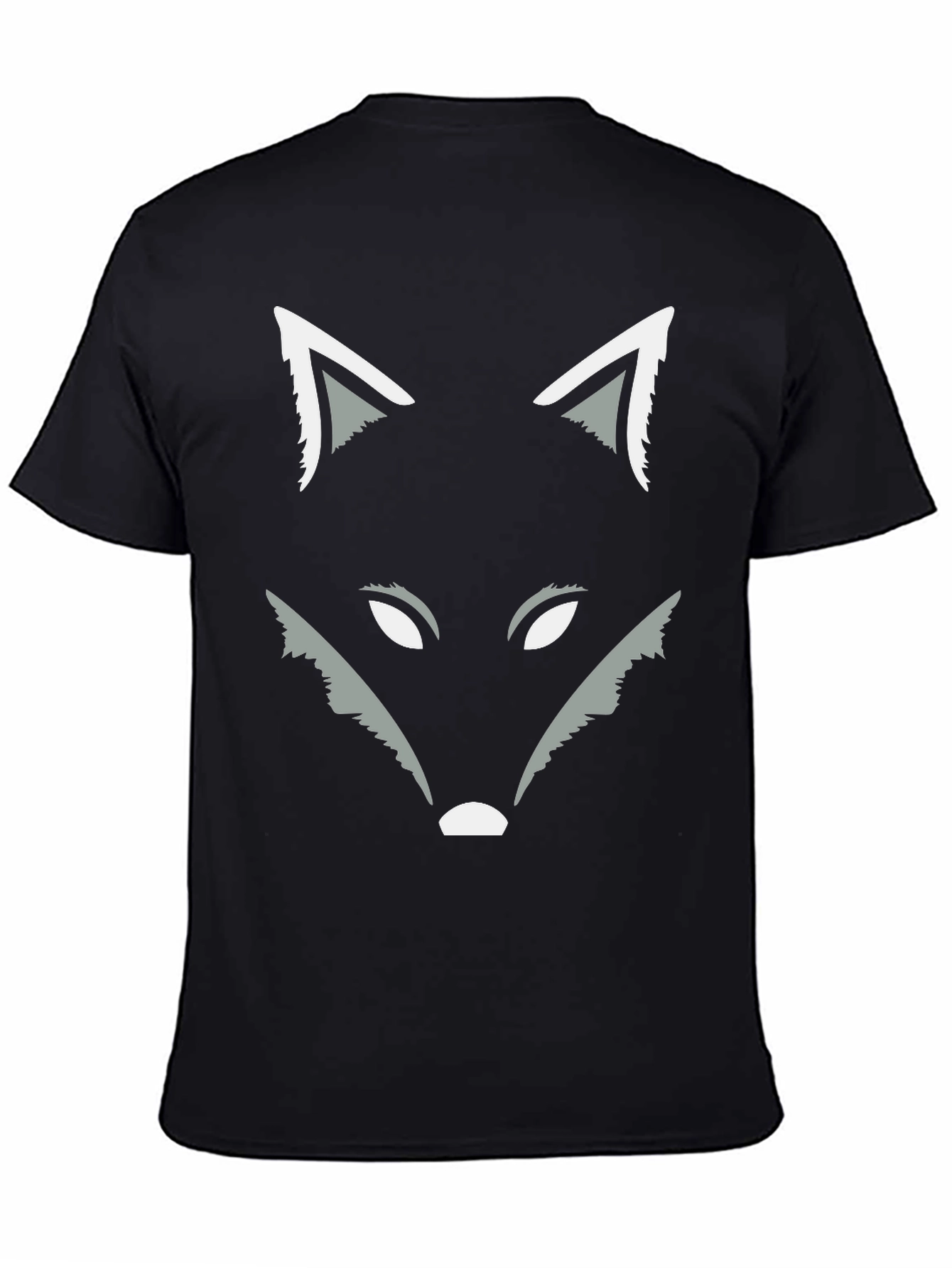 Black Fox Graphic Tee - Stylish Animal Design T-Shirt view 4