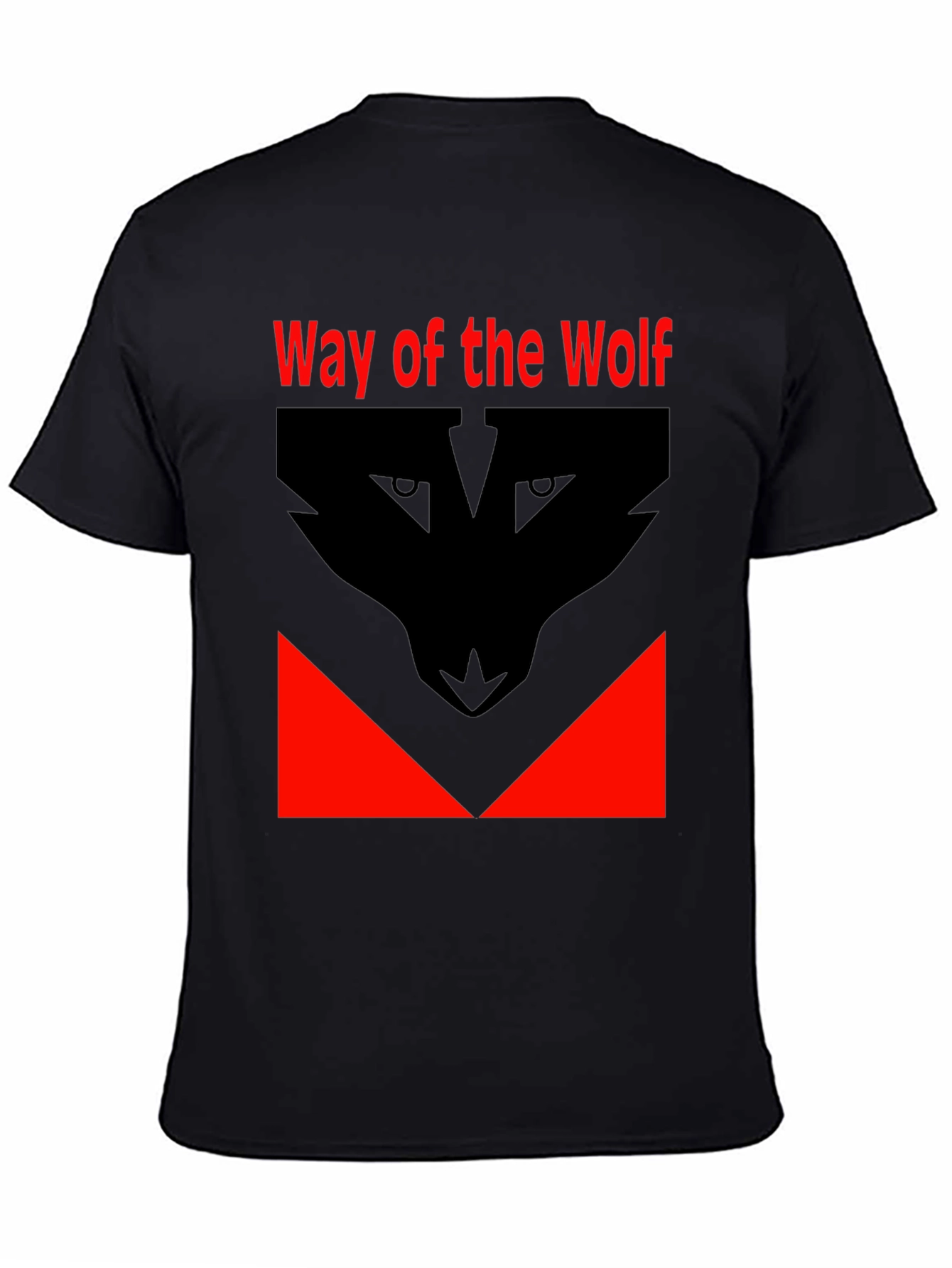 Black Way of the Wolf Graphic Tee - Black T-Shirt view 4