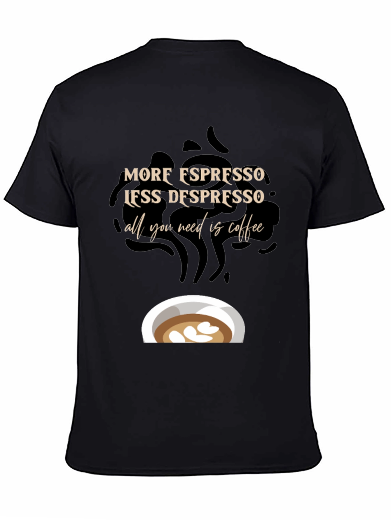 Espresso Coffee Graphic T-Shirt - 4