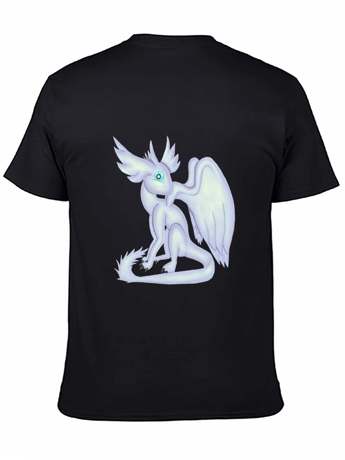 Black Dragon Art Black T-Shirt view 4