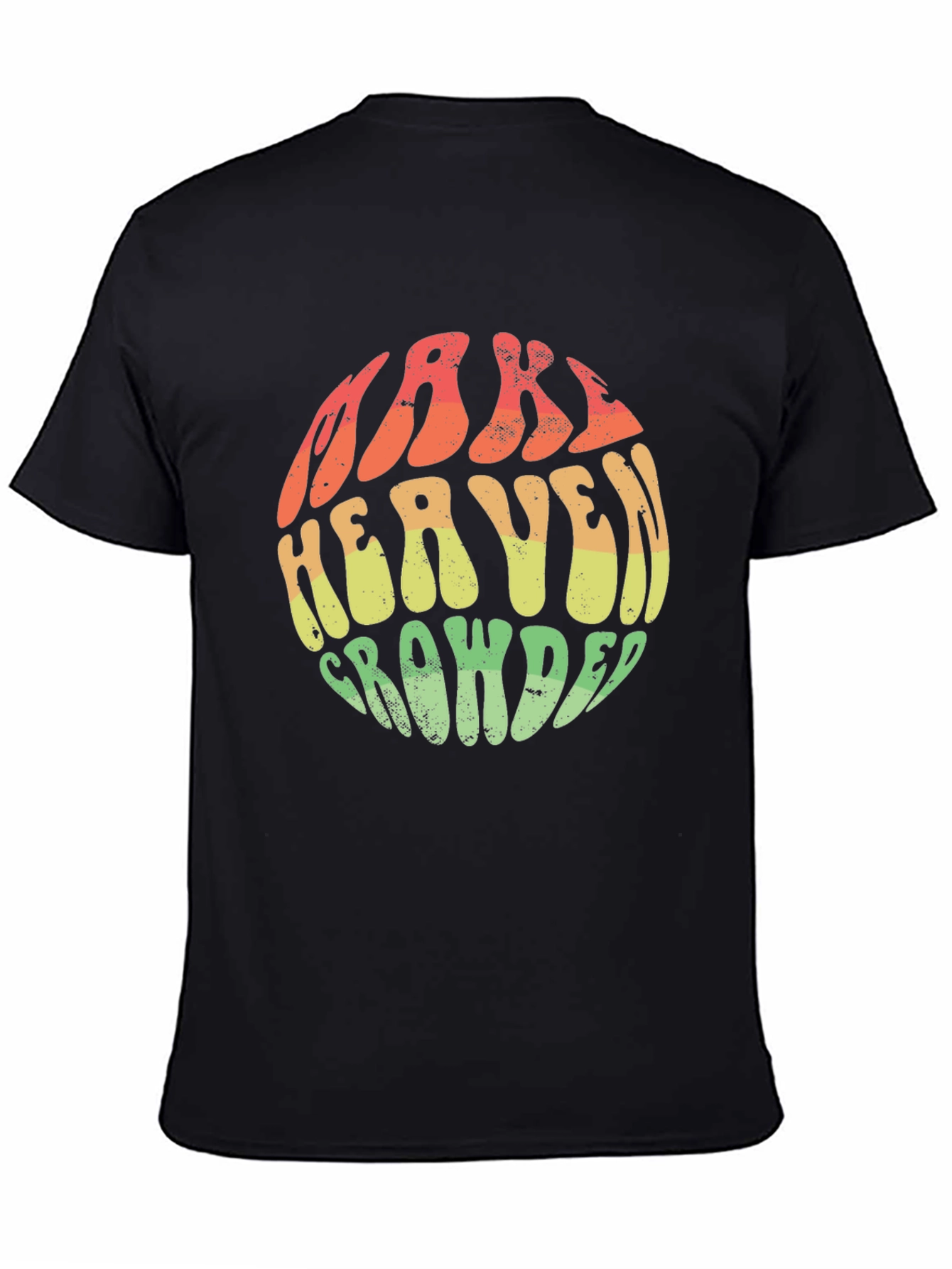 Black Make Heaven Crowded Graphic Tee view 4