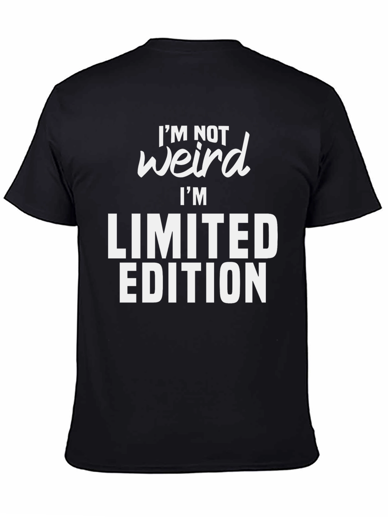 Black Limited Edition Funny Slogan Tee view 4