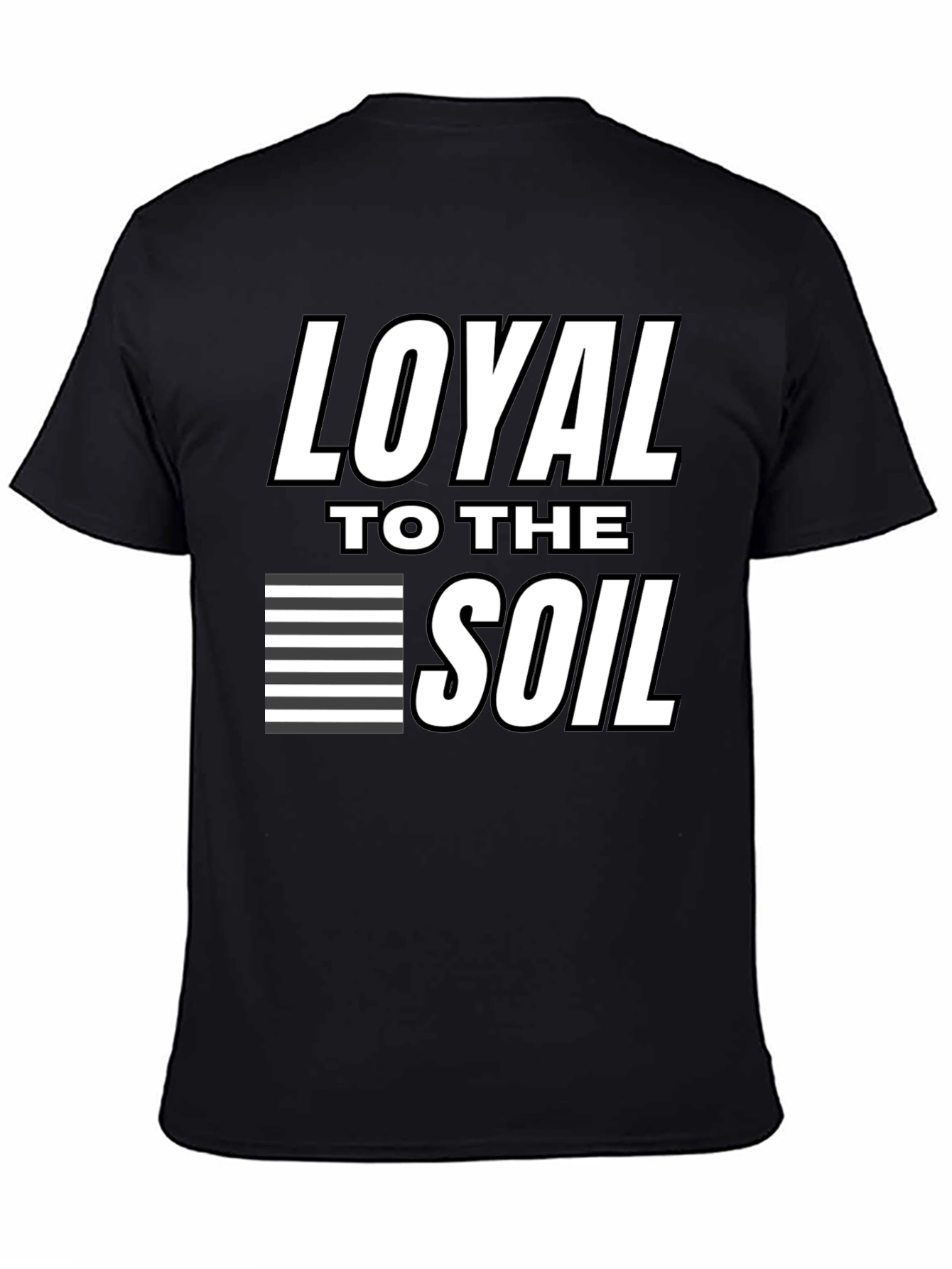 Black Loyal to the Soil Graphic Tee - Black view 4