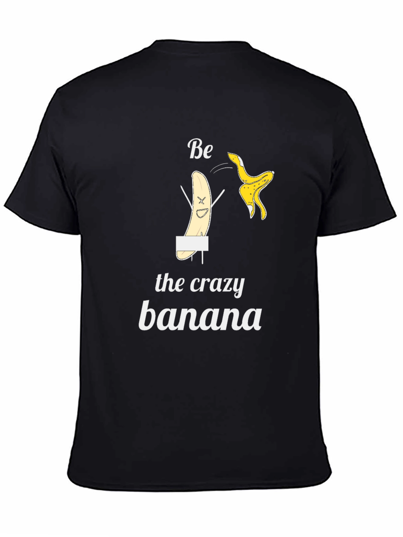 Black Crazy Banana Graphic T-Shirt - Peel Out! view 4