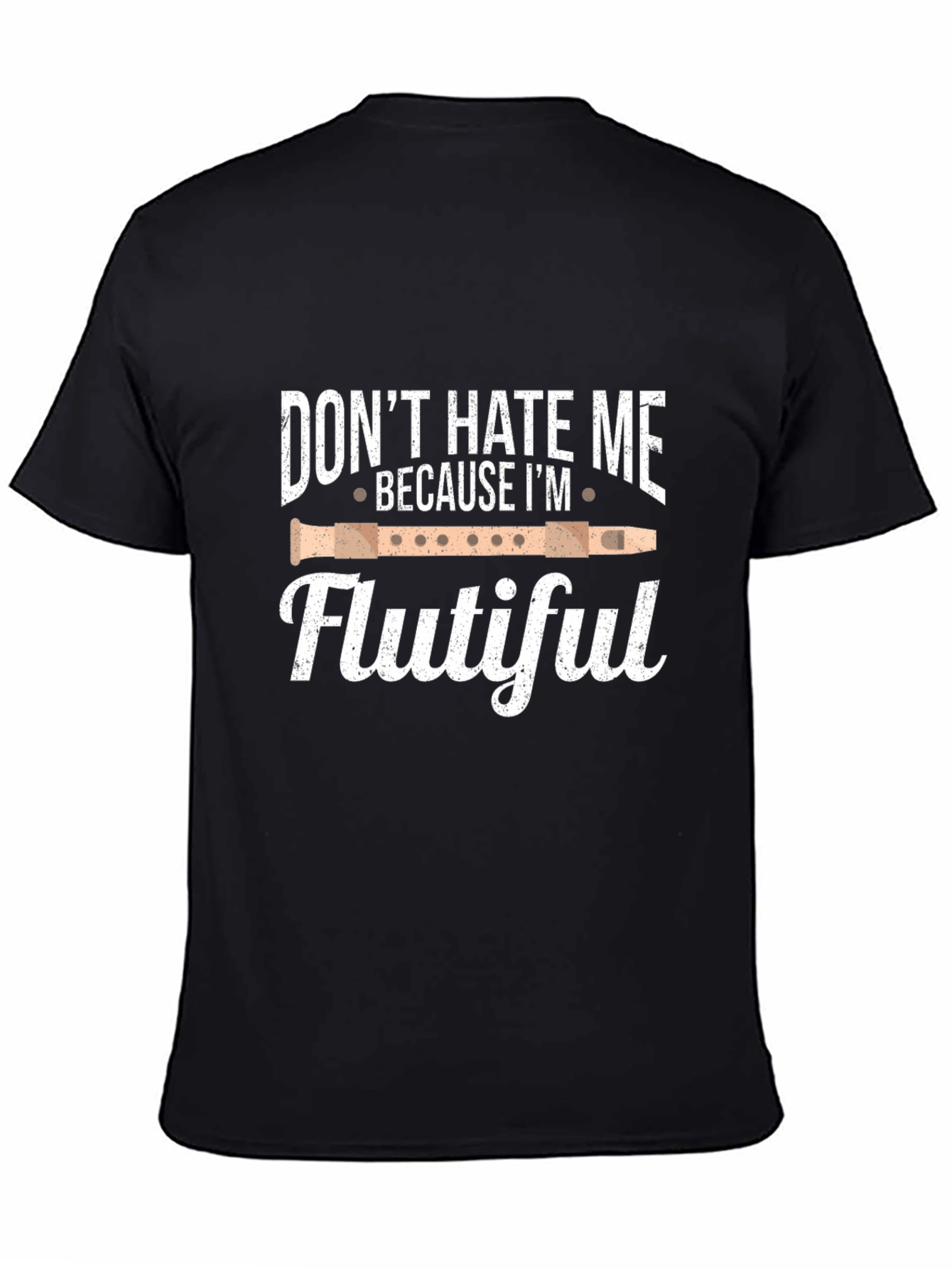 Black Don't Hate Me Flutiful Black T-Shirt view 4
