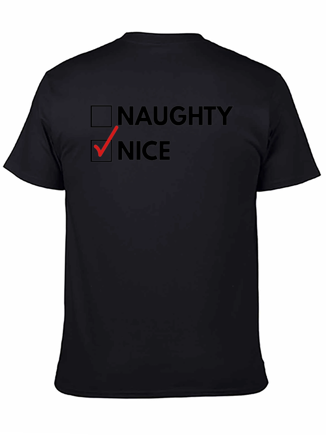 Black Nice List Graphic Tee - Holiday Cheer view 4