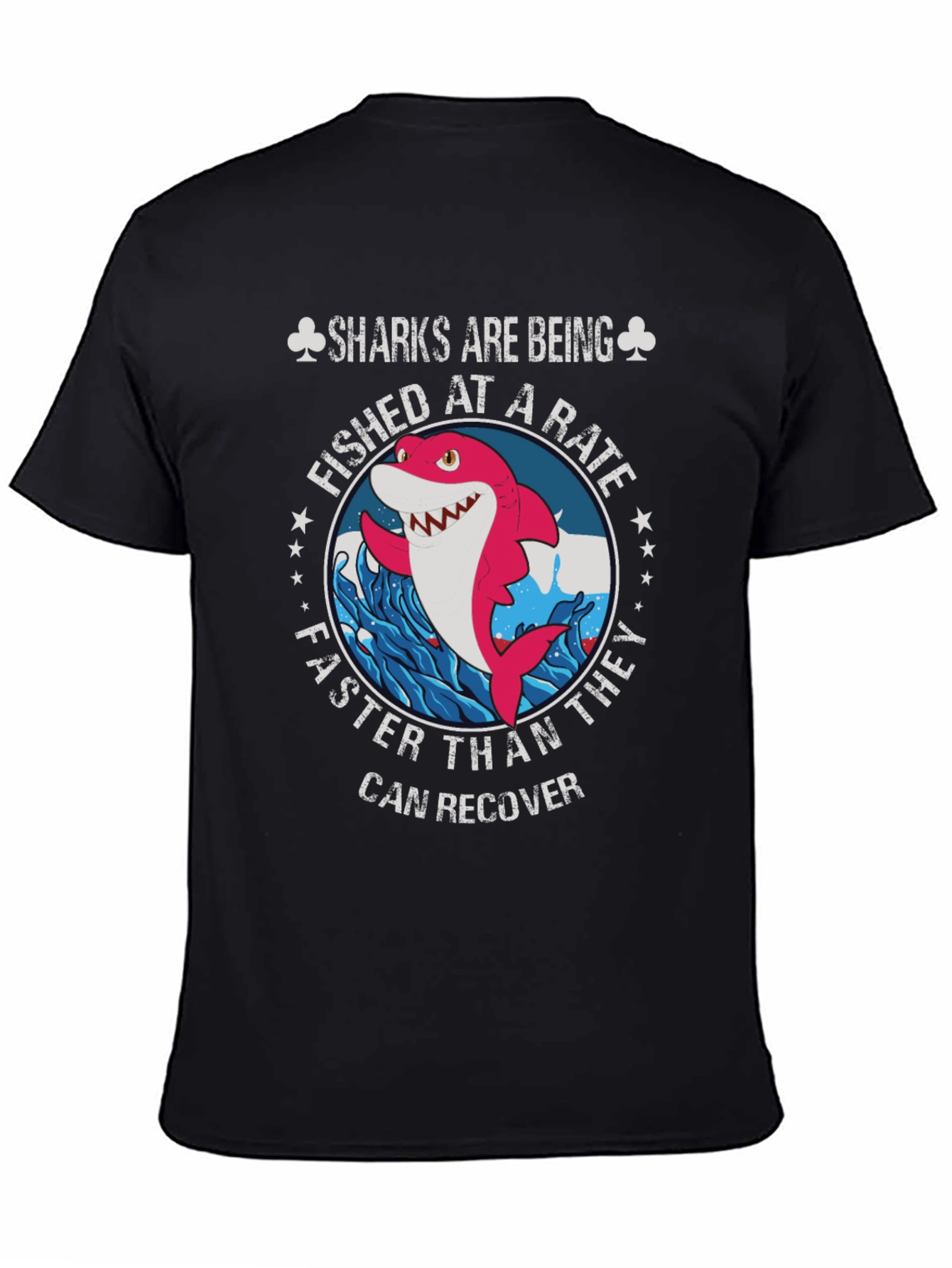 Shark Conservation T-Shirt - Sharks Are Being Fished At A Rate - 4