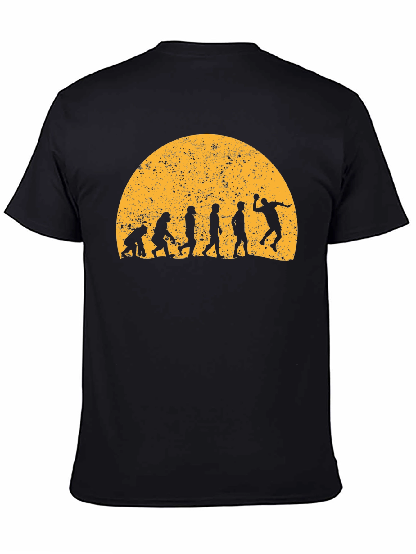 Black Evolution Handball T-Shirt - Black view 4