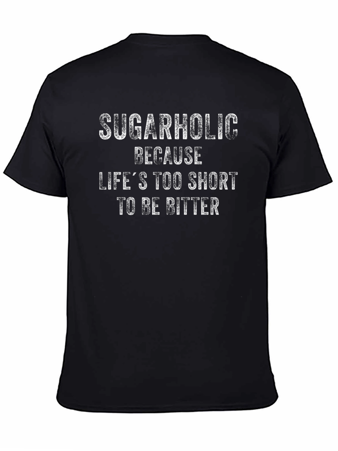 Black Sugarholic Short Sleeve Graphic T-Shirt view 4