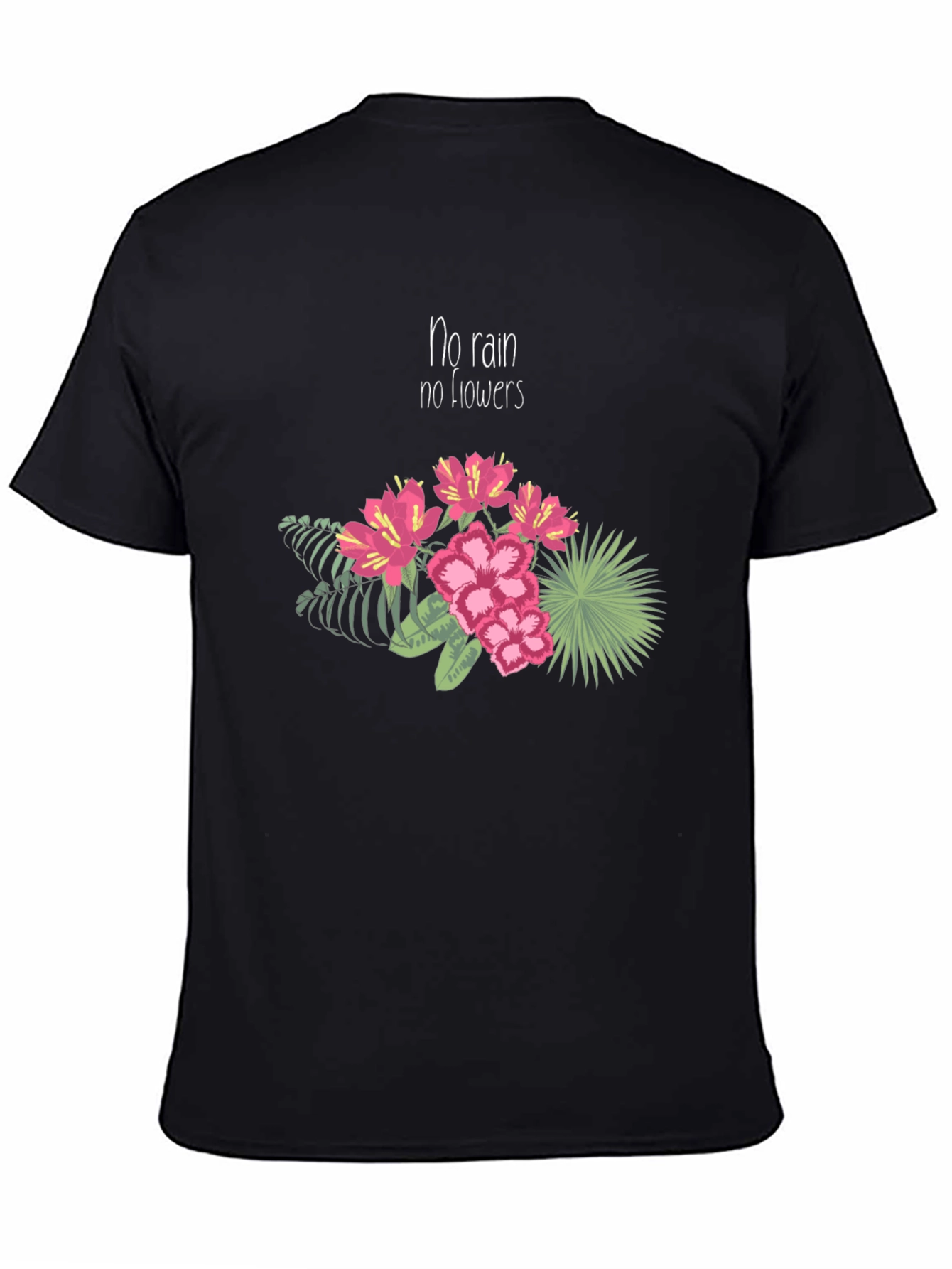 Black No Rain No Flowers Graphic Tee view 4