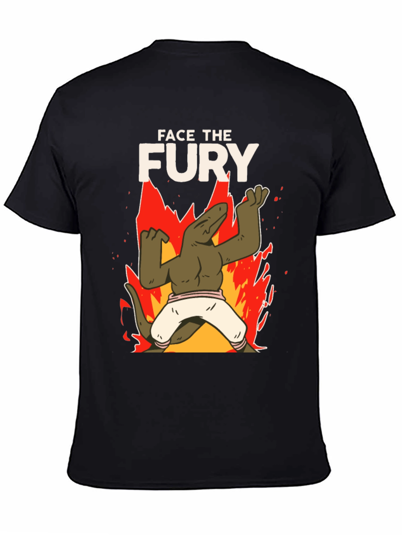 Black Face the Fury T-Shirt view 4