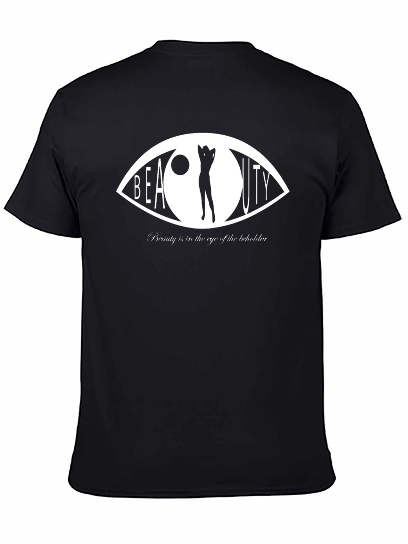 Black Eye of Beauty Graphic T-Shirt - Black view 4