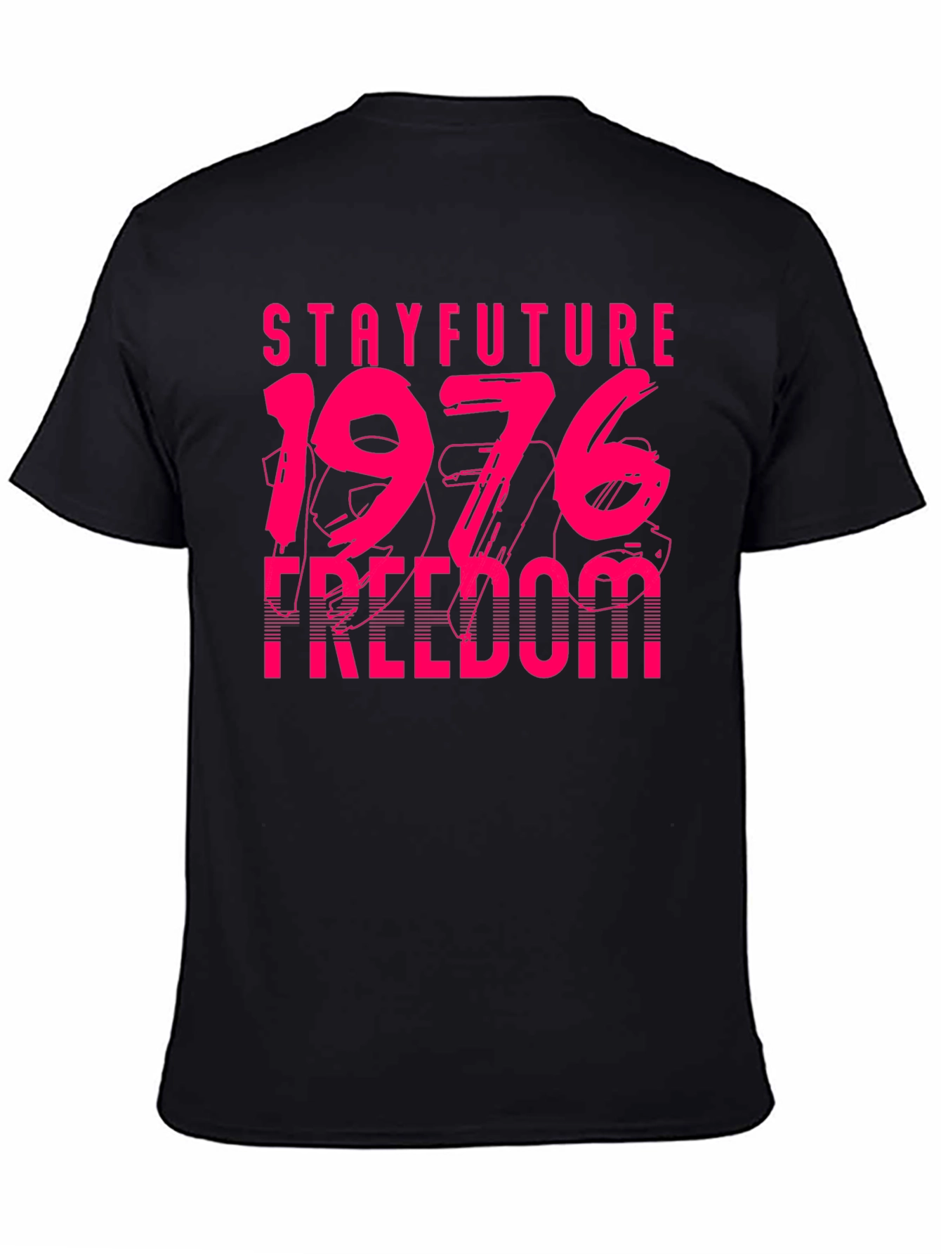 Black Stay Future 1976 Freedom Graphic Tee view 4