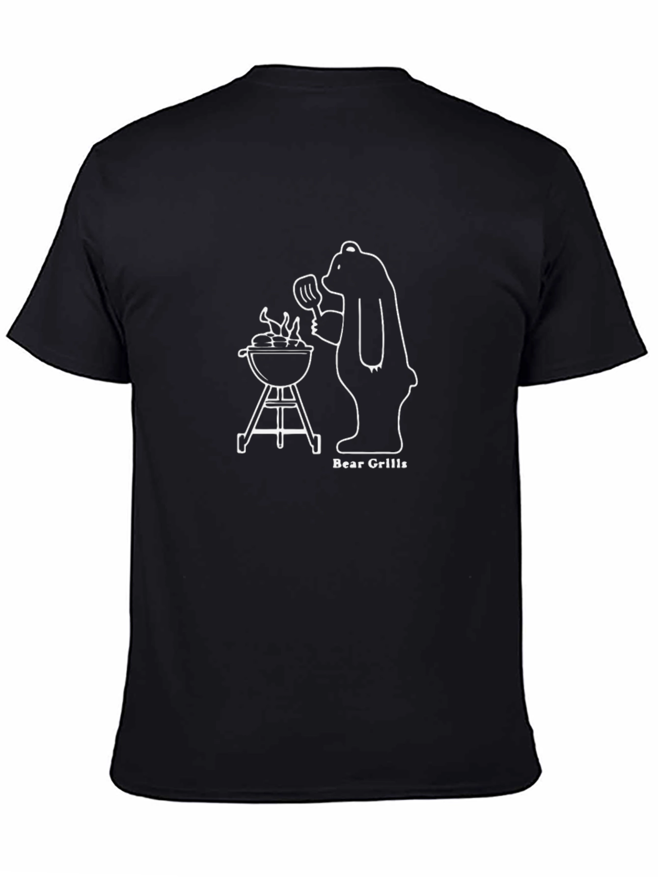 Black Bear Grills T-Shirt - BBQ Funny Tee view 4
