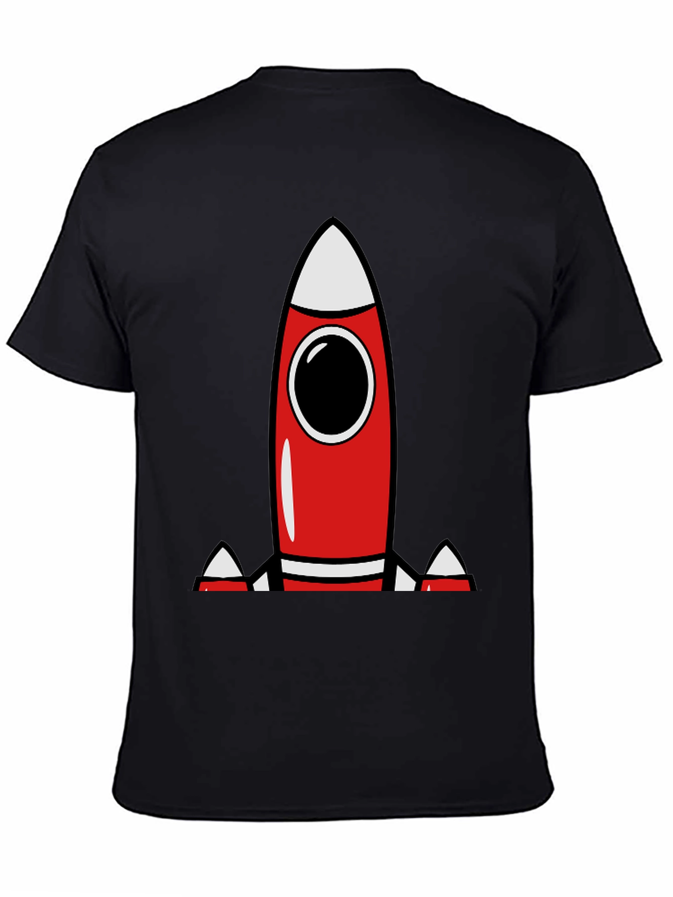 Black Rocket T-Shirt - Blast Off in Style! view 4