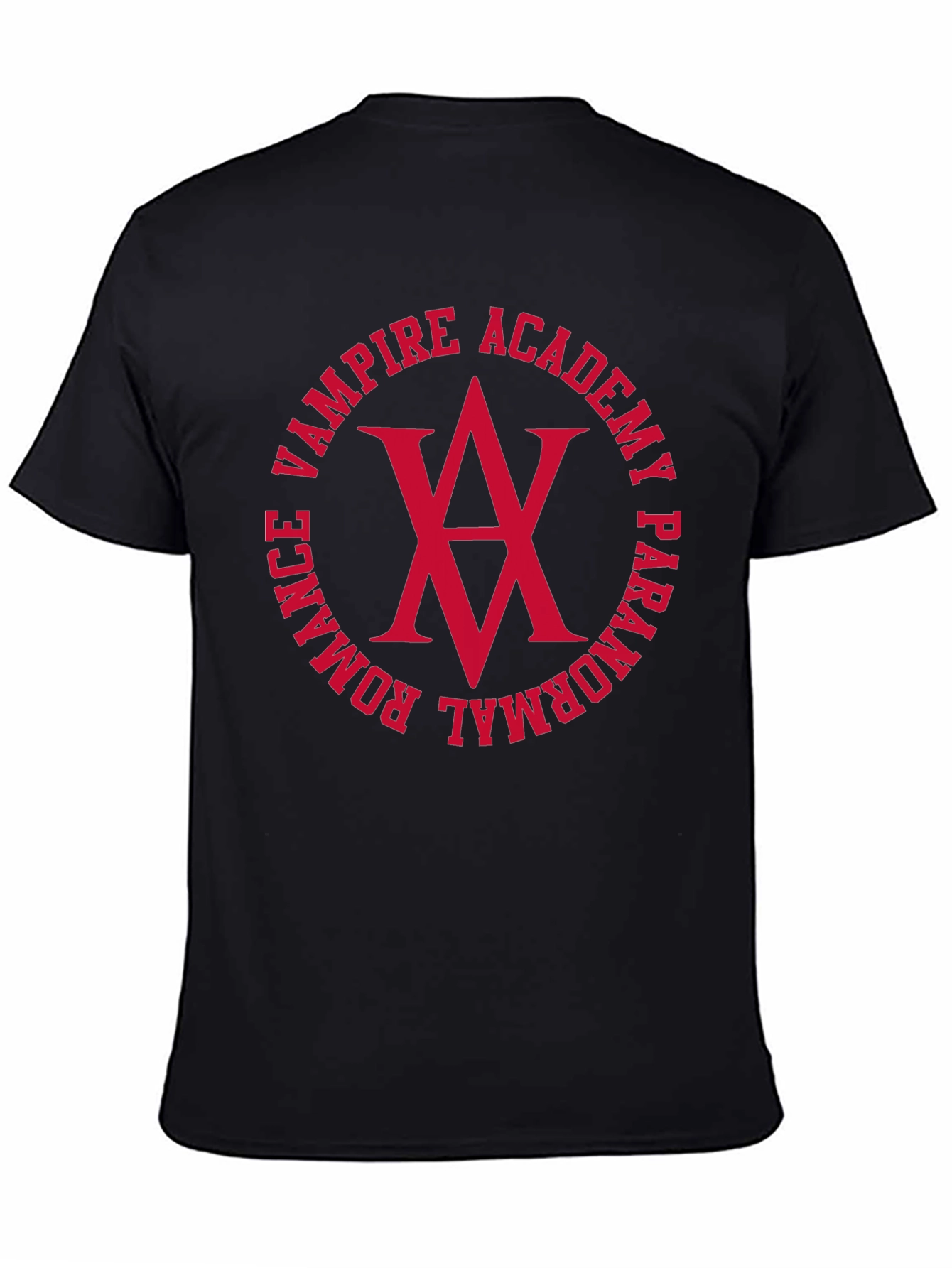 Black Vampire Academy Graphic T-Shirt - Romance Paranormal view 4