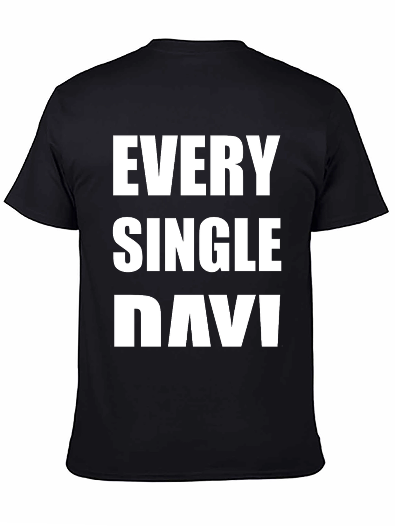 Black Every Single Navi Black T-Shirt view 4