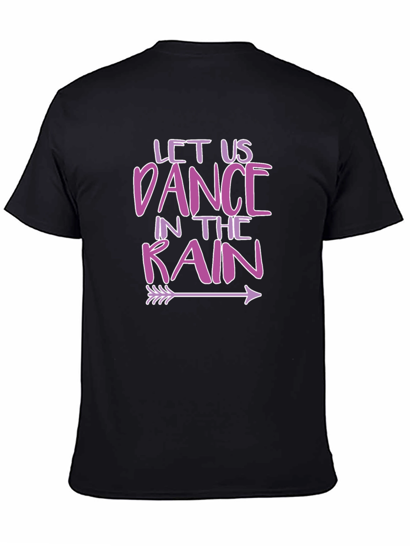 Black Dance in the Rain Graphic Tee - Unisex view 4