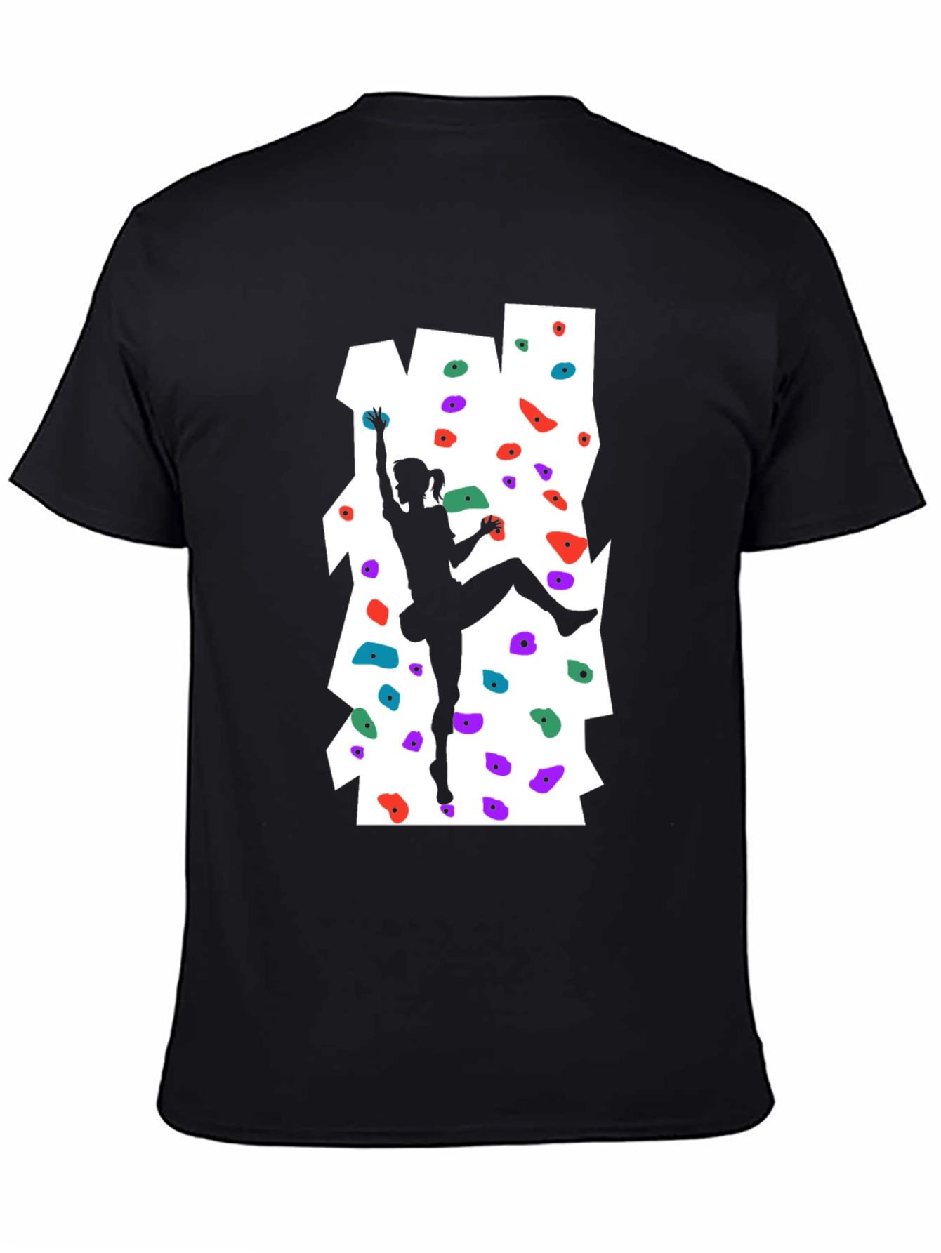 Black Climbing Graphic T-Shirt view 4