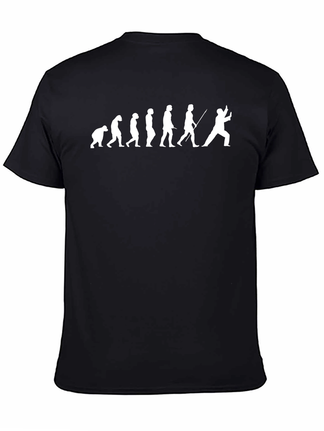 Black Fencing Evolution T-Shirt - Black view 4