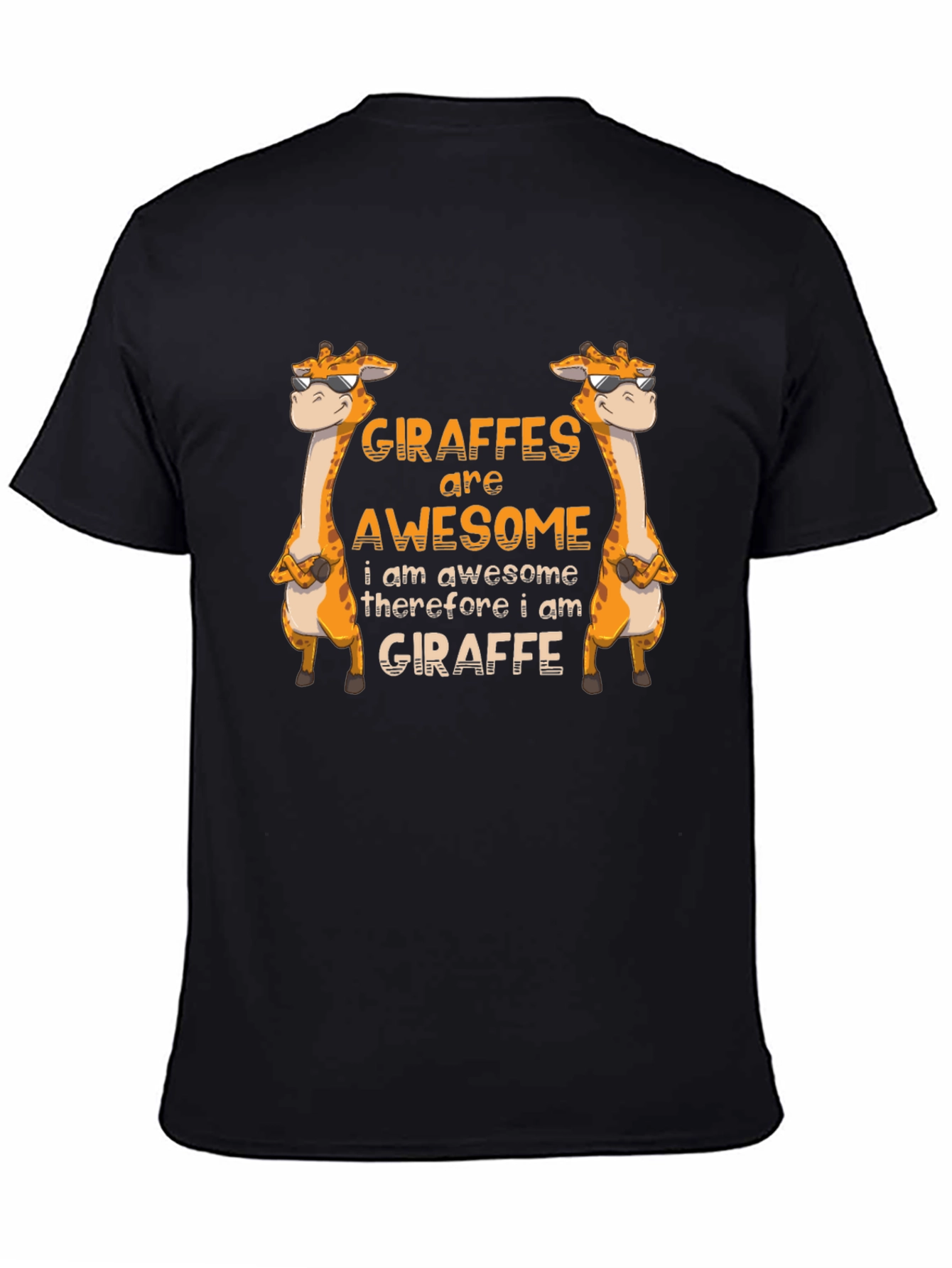 Giraffe Awesome Statement T-Shirt - 4
