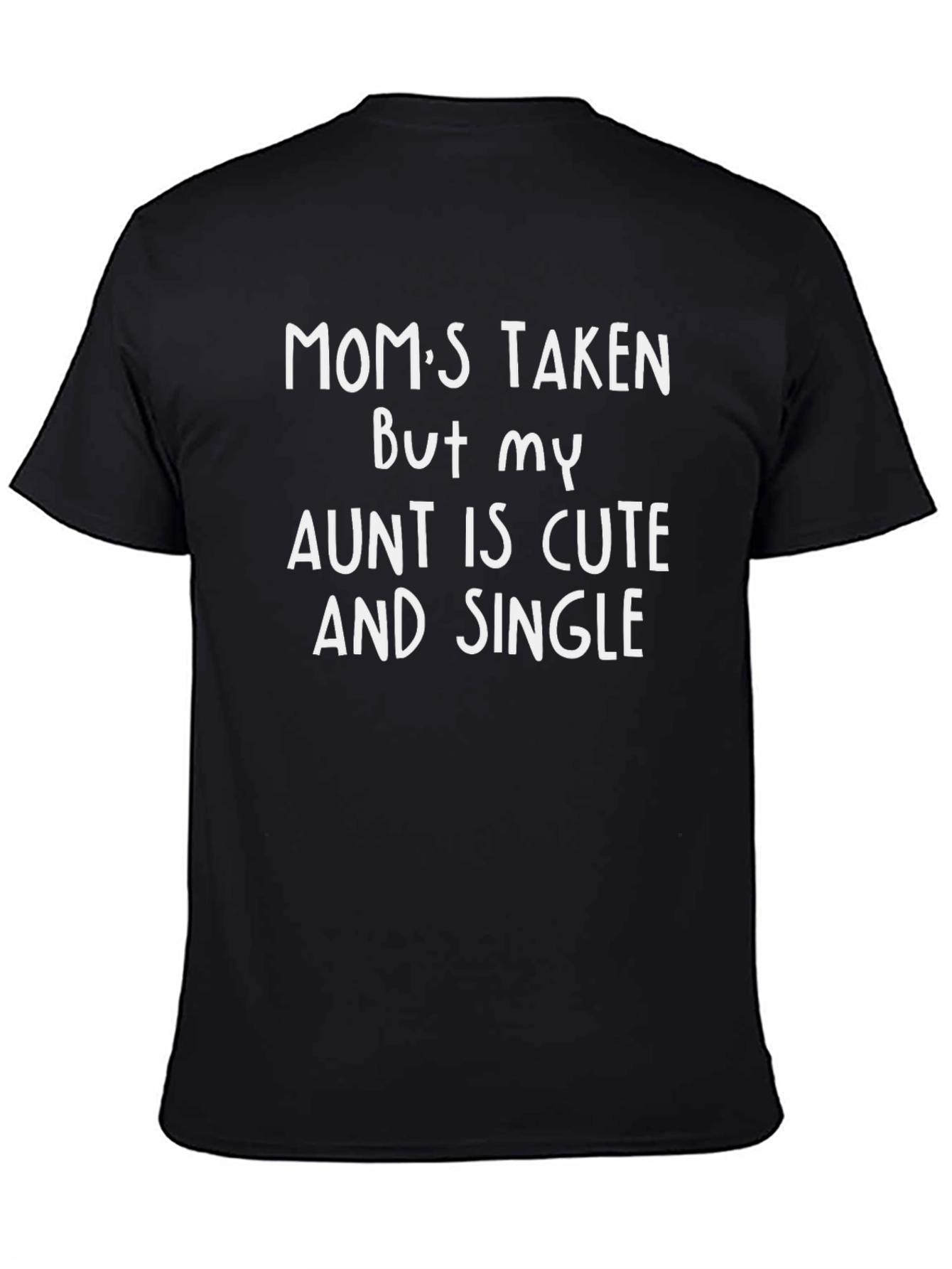 Black Mom's Taken Aunt Single Novelty T-Shirt view 4