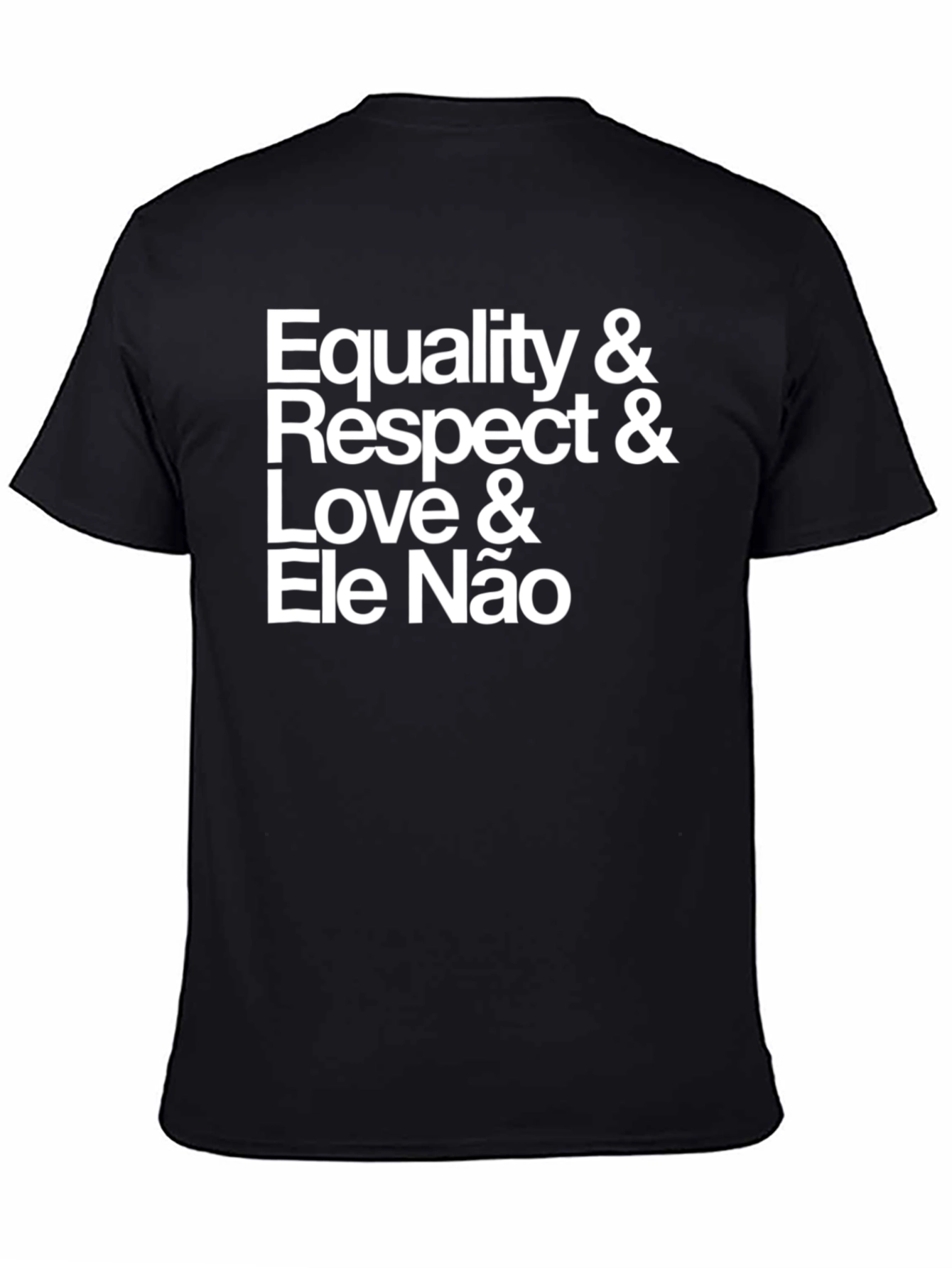 Black Equality & Respect T-Shirt - Black view 4