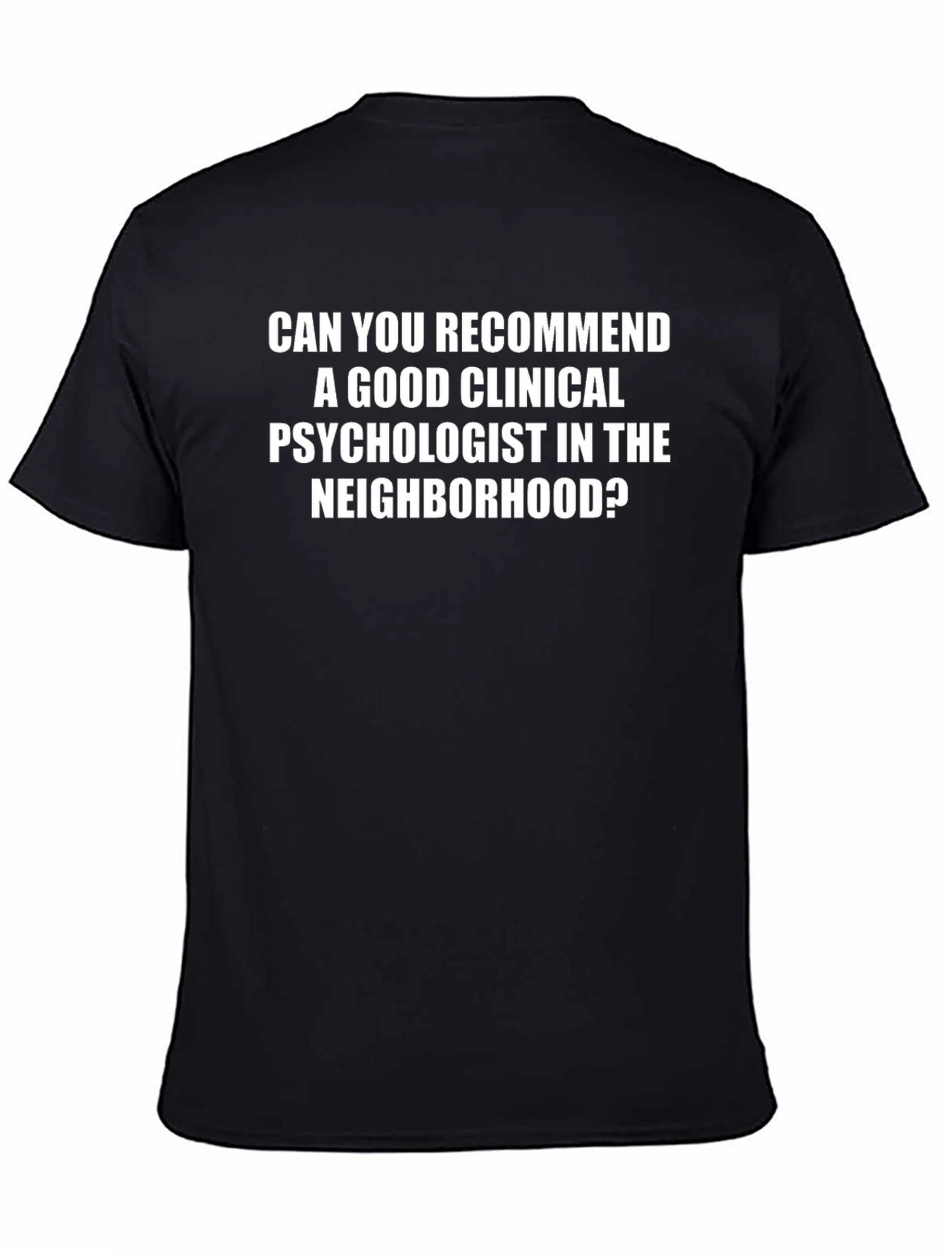 Black Clinical Psychologist T-Shirt view 4