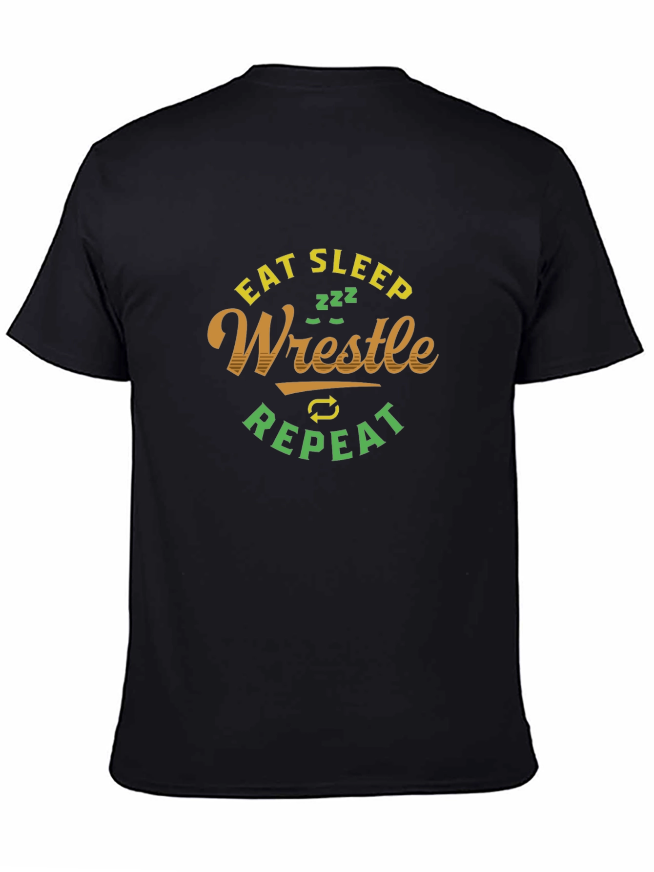 Eat Sleep Wrestle Repeat T-Shirt - 4