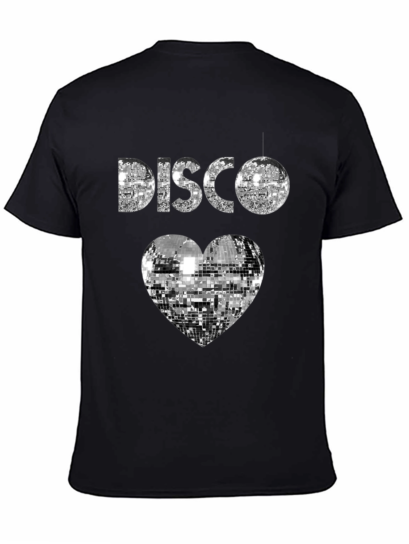 Black Disco Love Black T-Shirt view 4