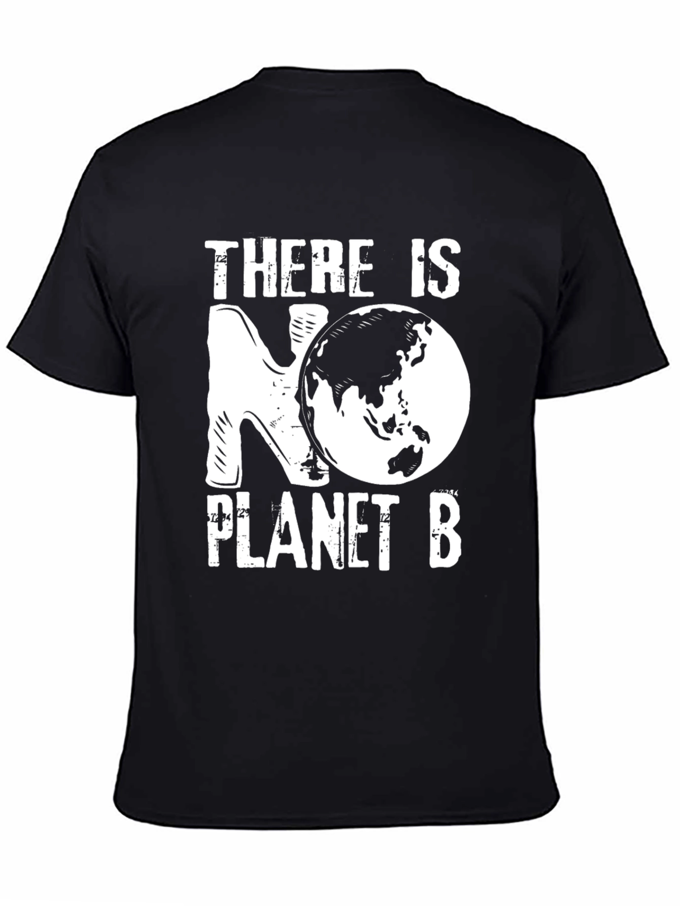 Black There is No Planet B Graphic T-Shirt view 4