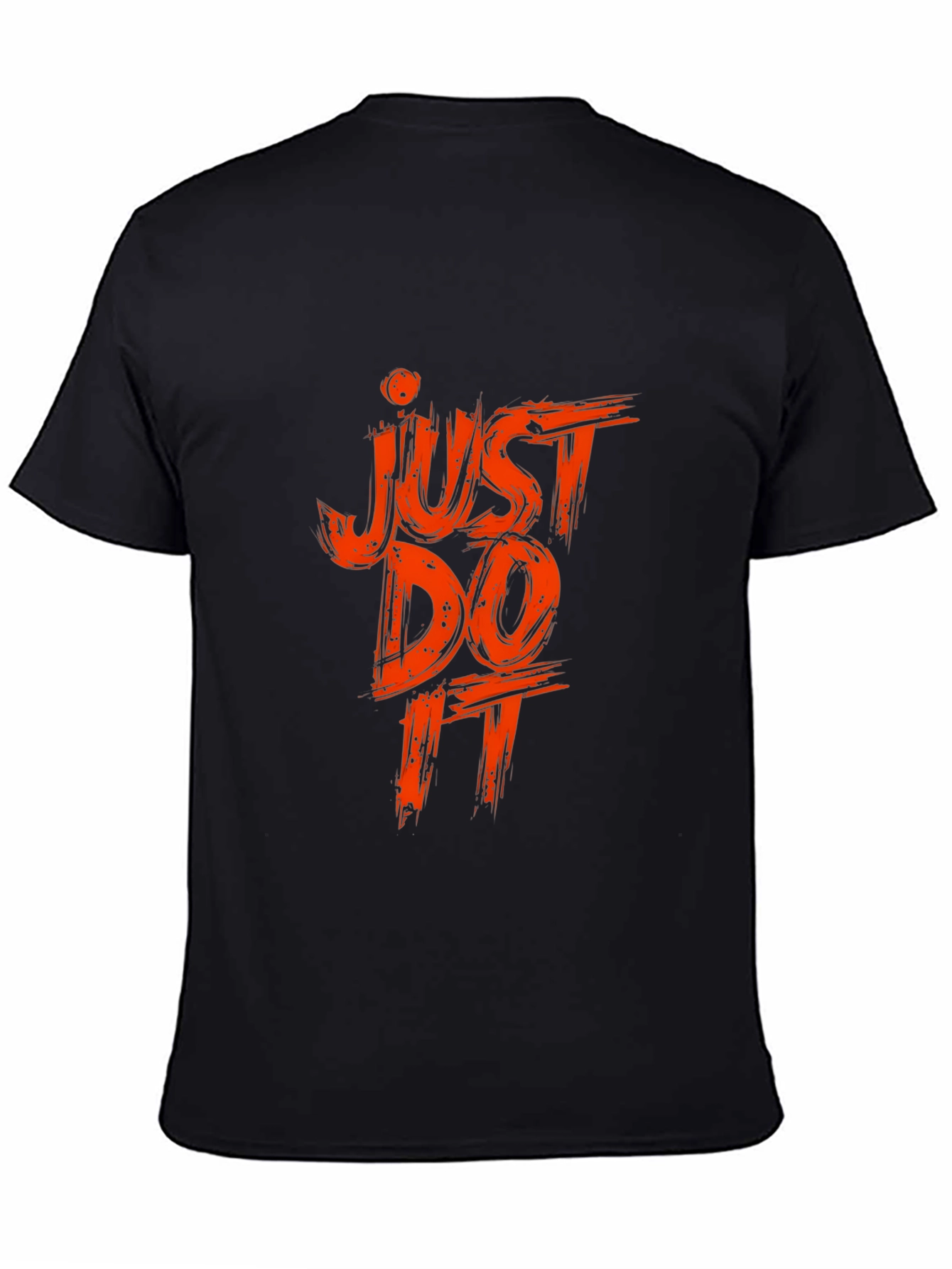 Black Just Do It Black Graphic Tee view 4